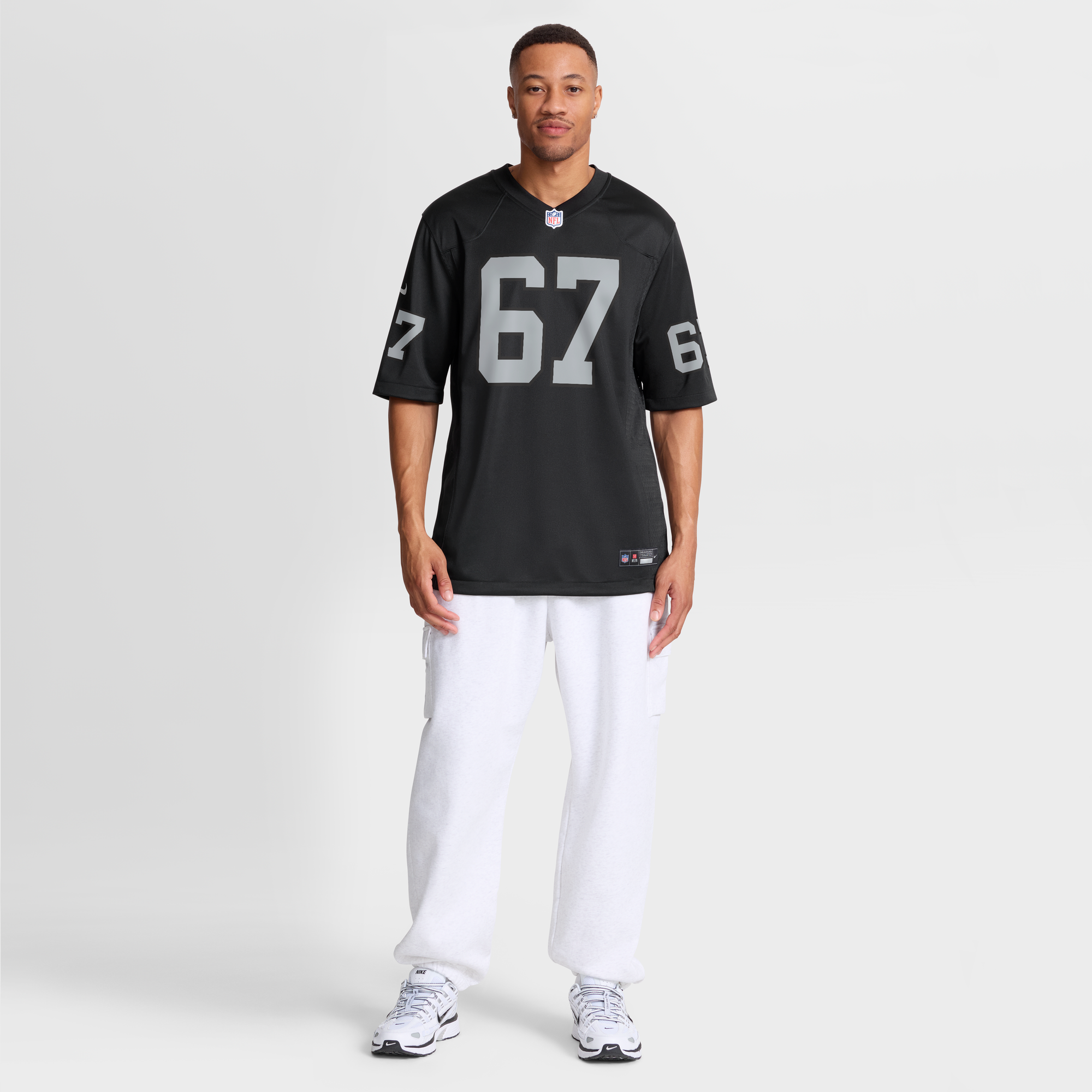 Will Putnam Las Vegas Raiders Game Jersey Black NFL Football Fan Wear