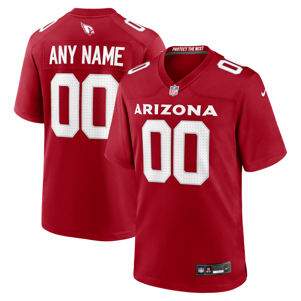 Arizona Cardinals Game Jersey Cardinal NFL Football Fan Wear Custom Number