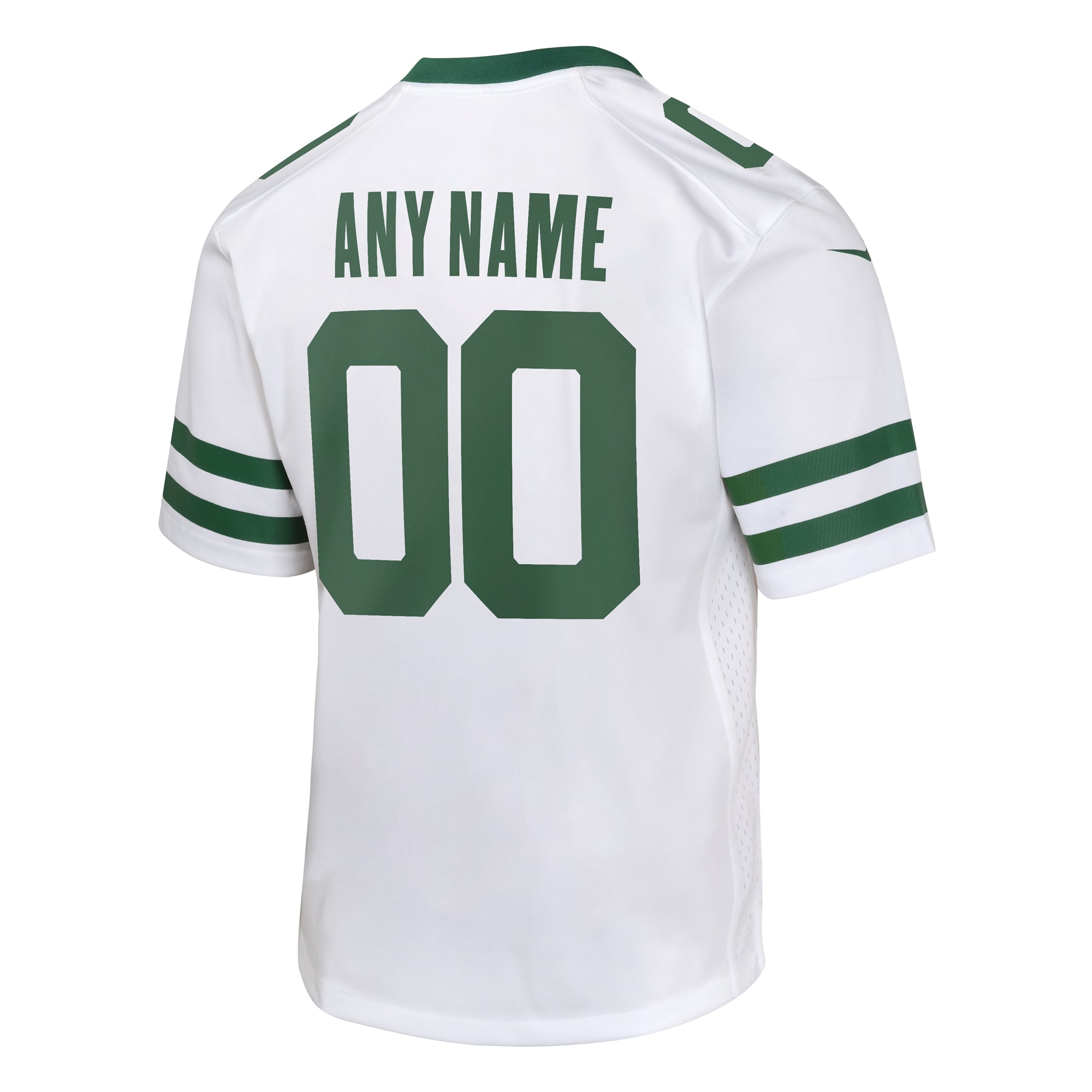 New York Jets Game Jersey White NFL Football Fan Wear Custom Number