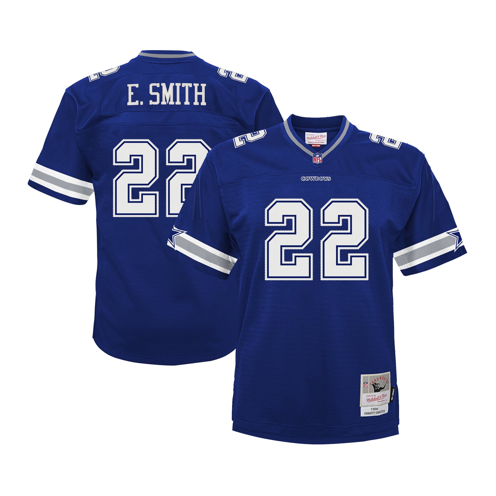 Emmitt Smith Dallas Cowboys Player Jersey Navy NFL Football Fan Wear