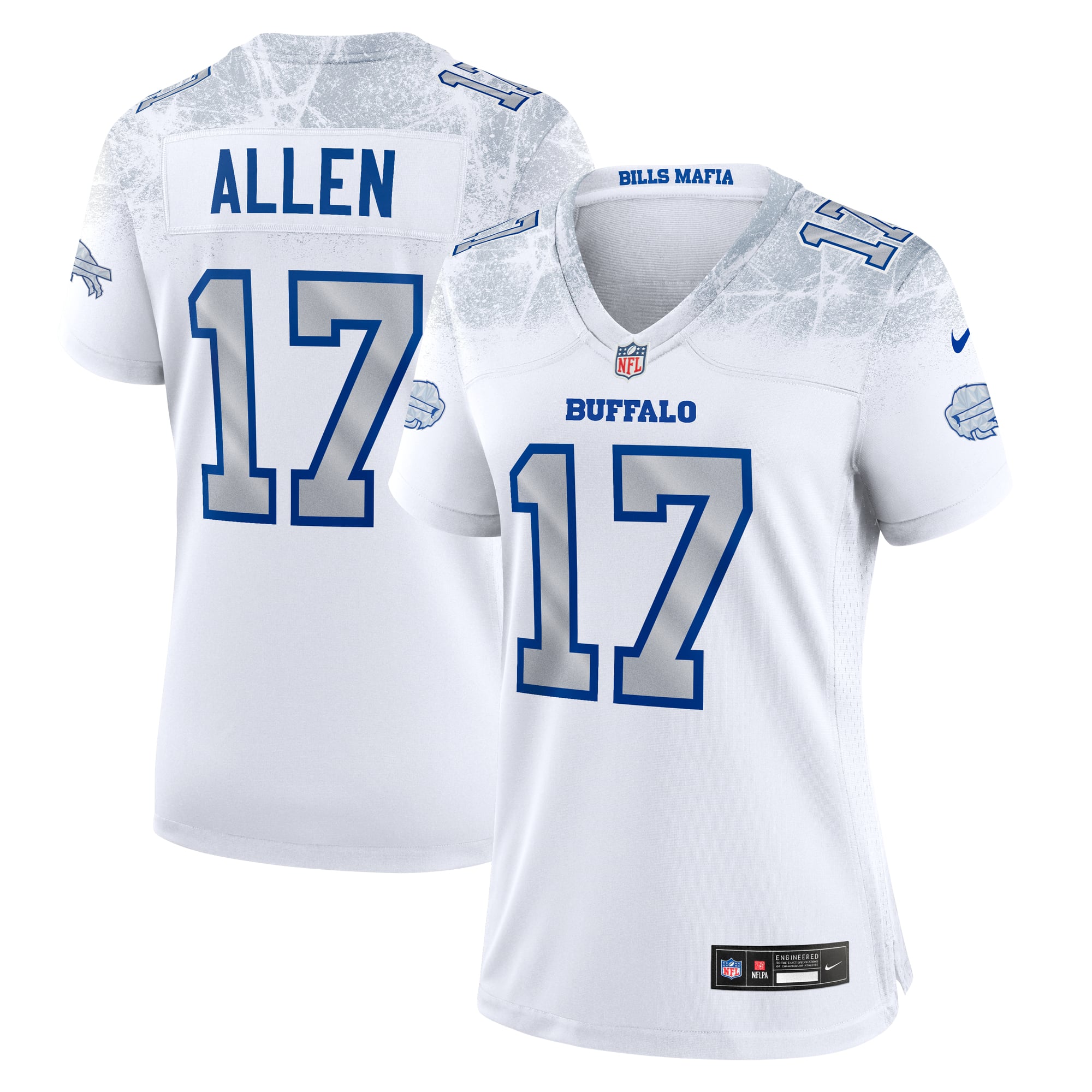 Josh Allen Buffalo Bills Game Jersey White NFL Football Fan Wear