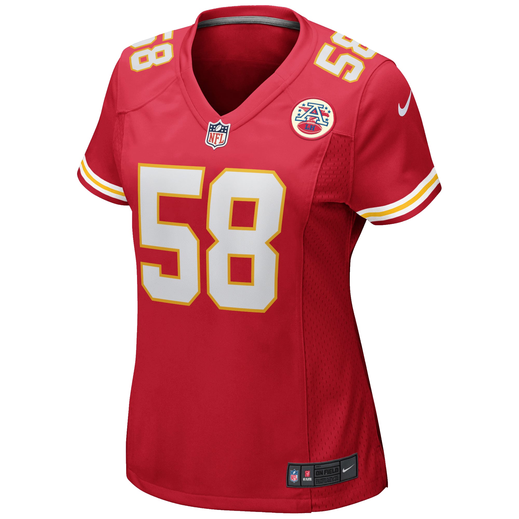 Split Derrick Thomas Kansas City Chiefs Replica Jersey Red NFL Football Fan Wear