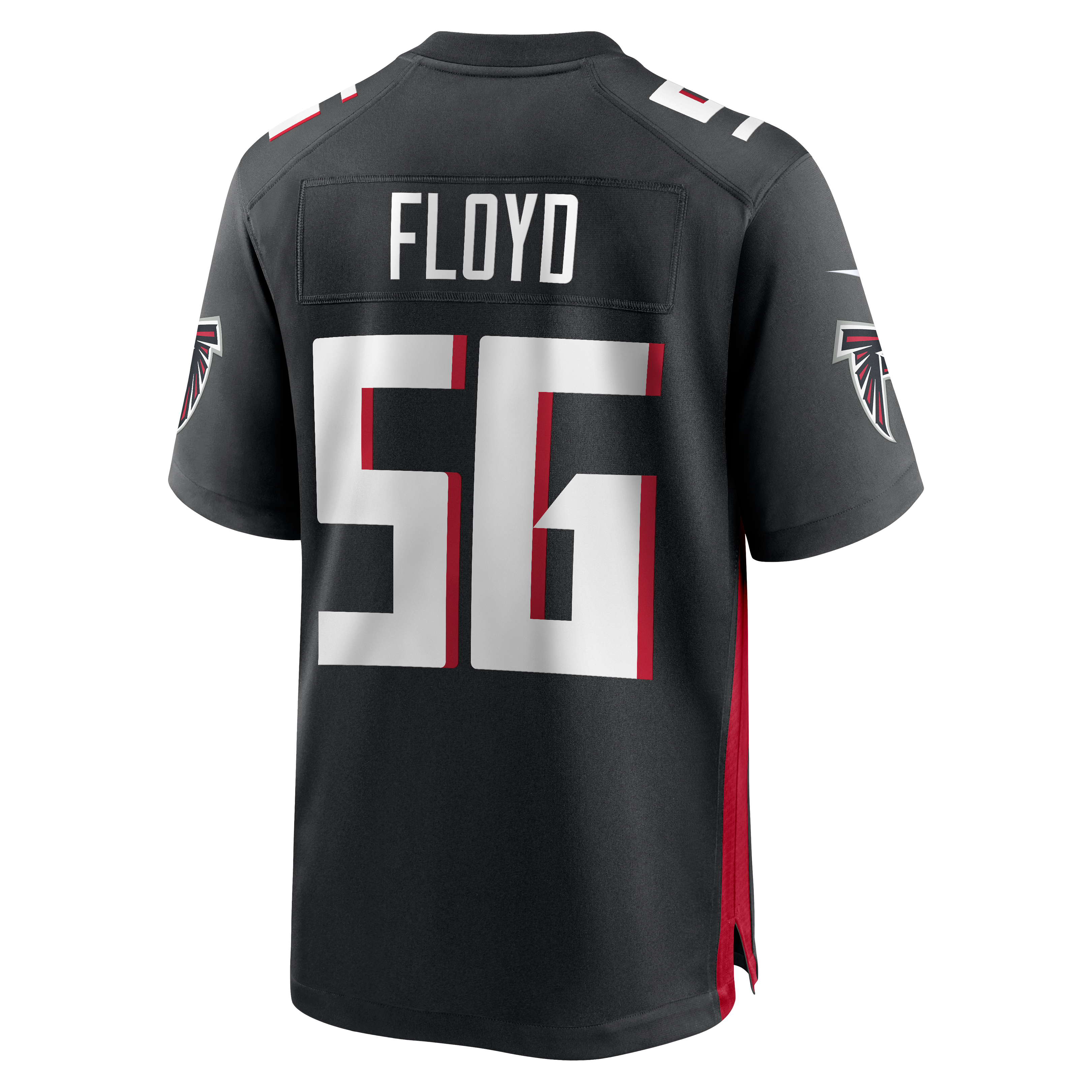 Leonard Floyd Atlanta Falcons Game Jersey Black NFL Football Fan Wear Leonard Floyd