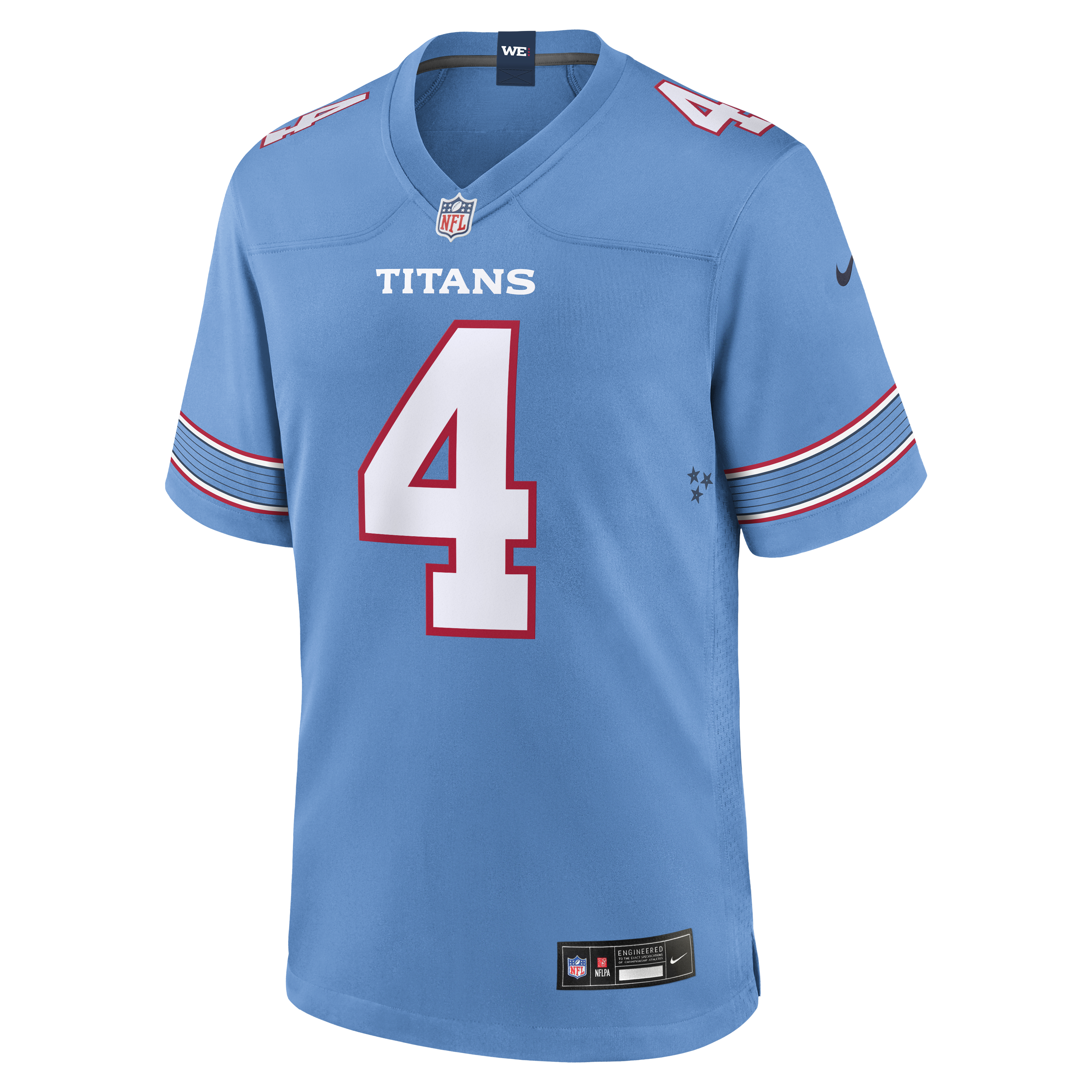 Wan'Dale Robinson Tennessee Titans Game Jersey Light Blue NFL Football Fan Wear