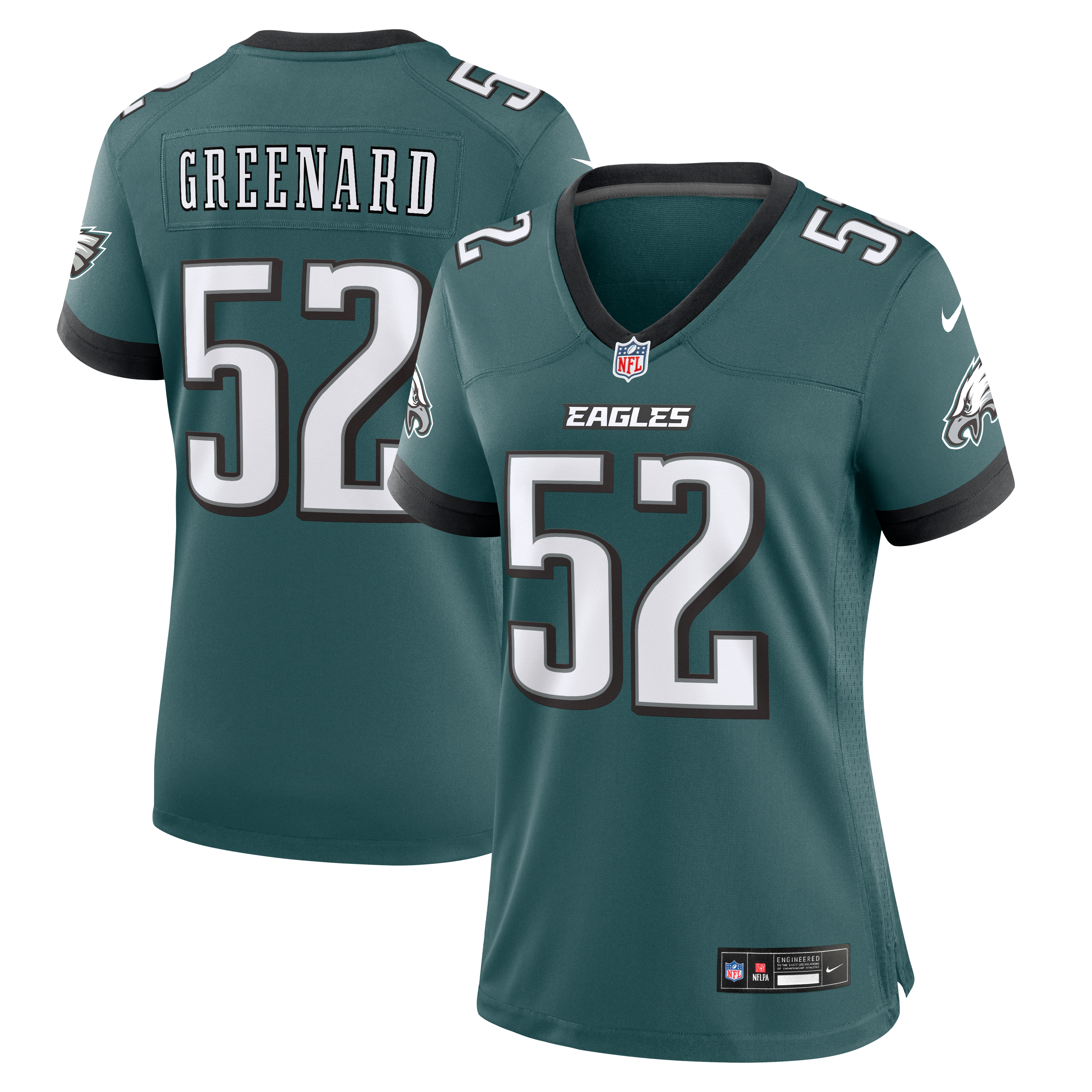 Jonathan Greenard Philadelphia Eagles Game Jersey Midnight NFL Football Fan Wear Jonathan Greenard