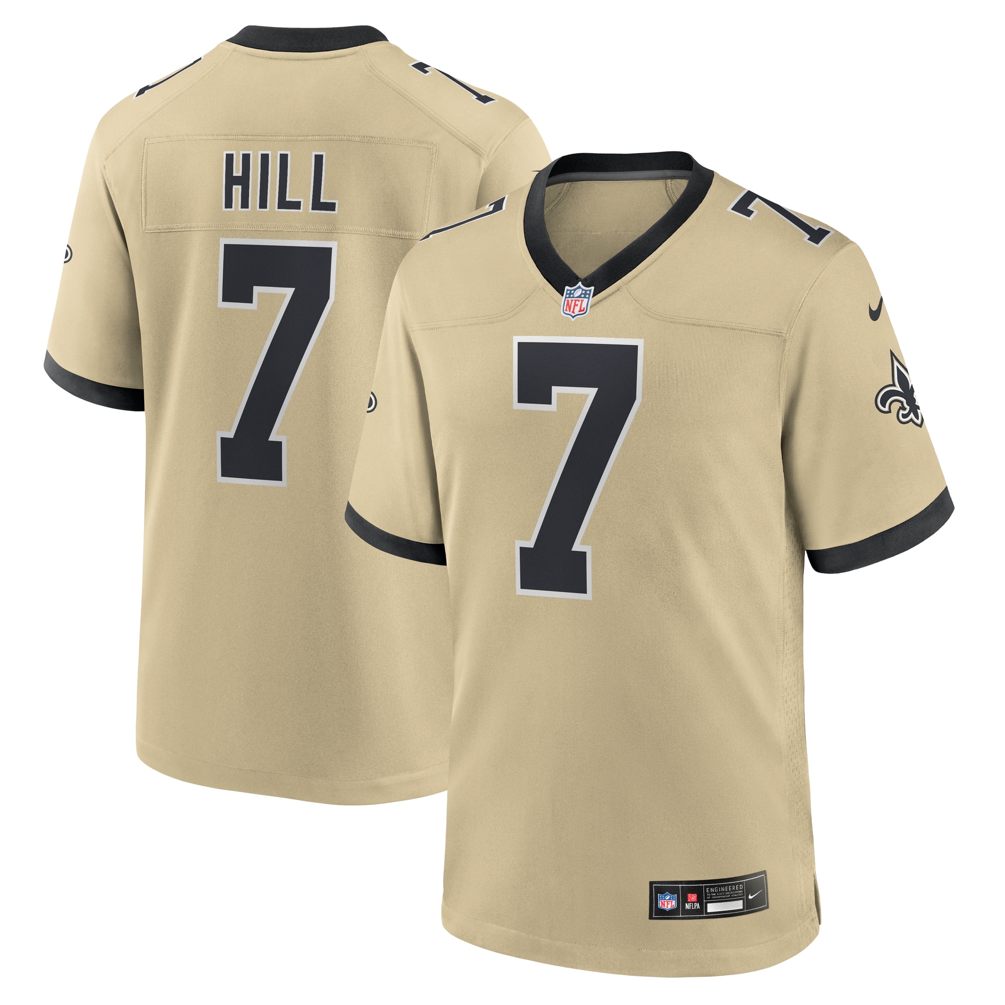 Taysom Hill Golds New Orleans Saints Player Jersey Gold NFL Football Fan Wear
