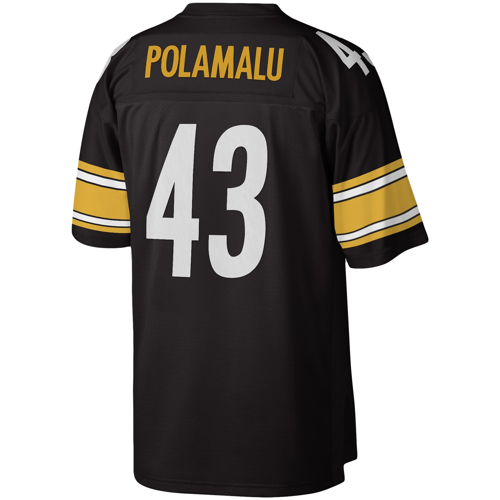Big Tall Retired Pittsburgh Steelers Player Jersey Black NFL Football Fan Wear Big Tall Retired