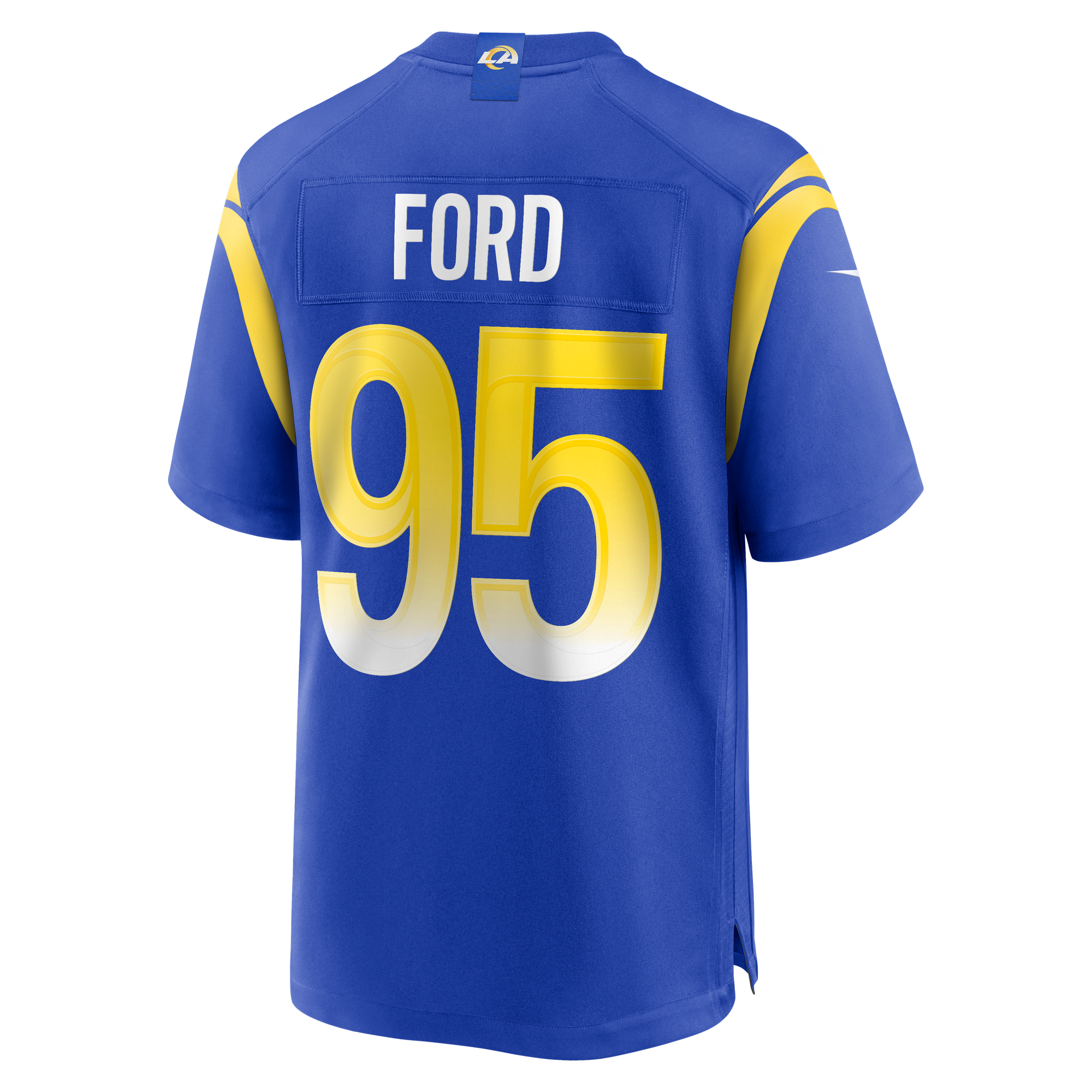 Poona Ford Los Angeles Rams Game Jersey Royal NFL Football Fan Wear Poona Ford