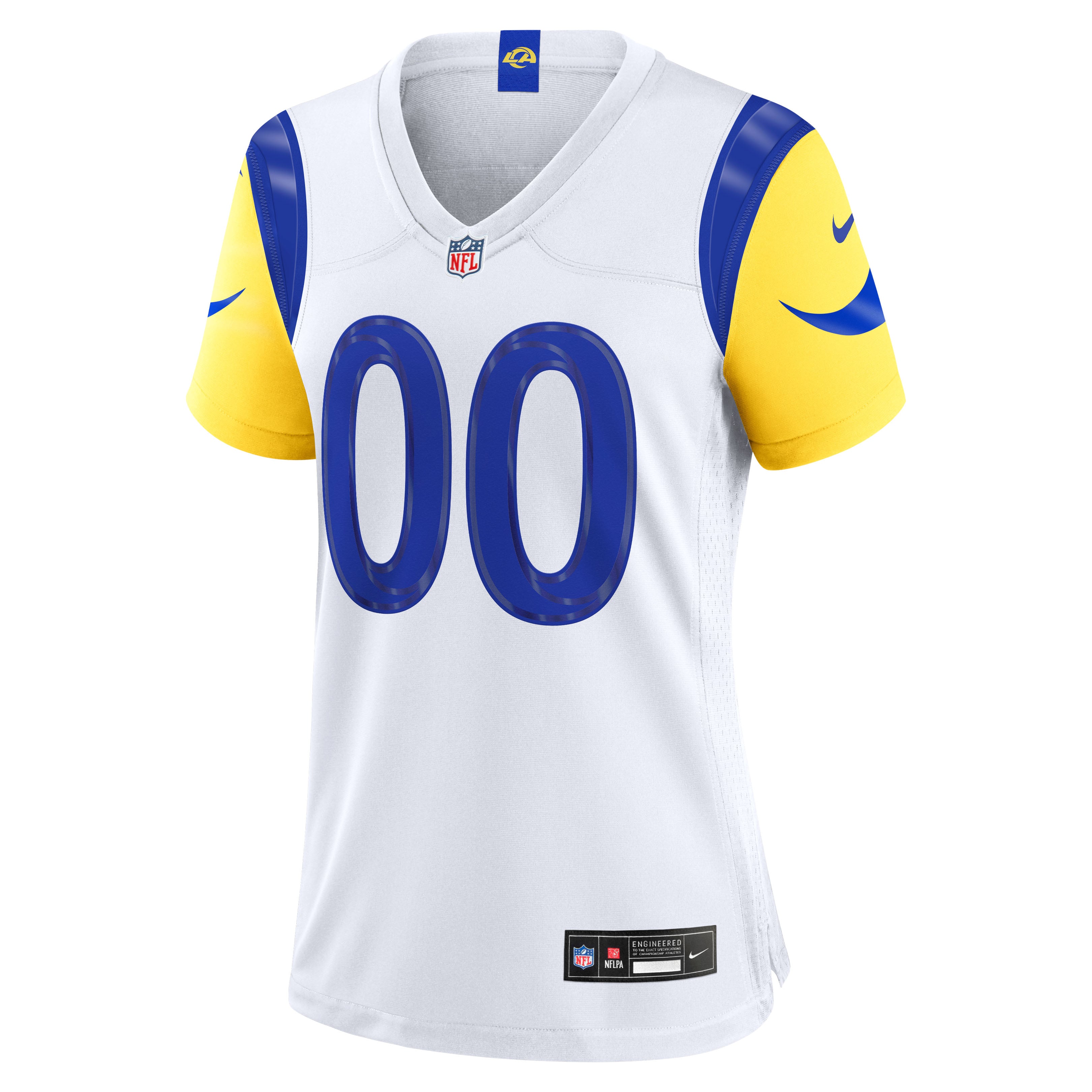 Los Angeles Rams Game Jersey White NFL Football Fan Wear Custom Number