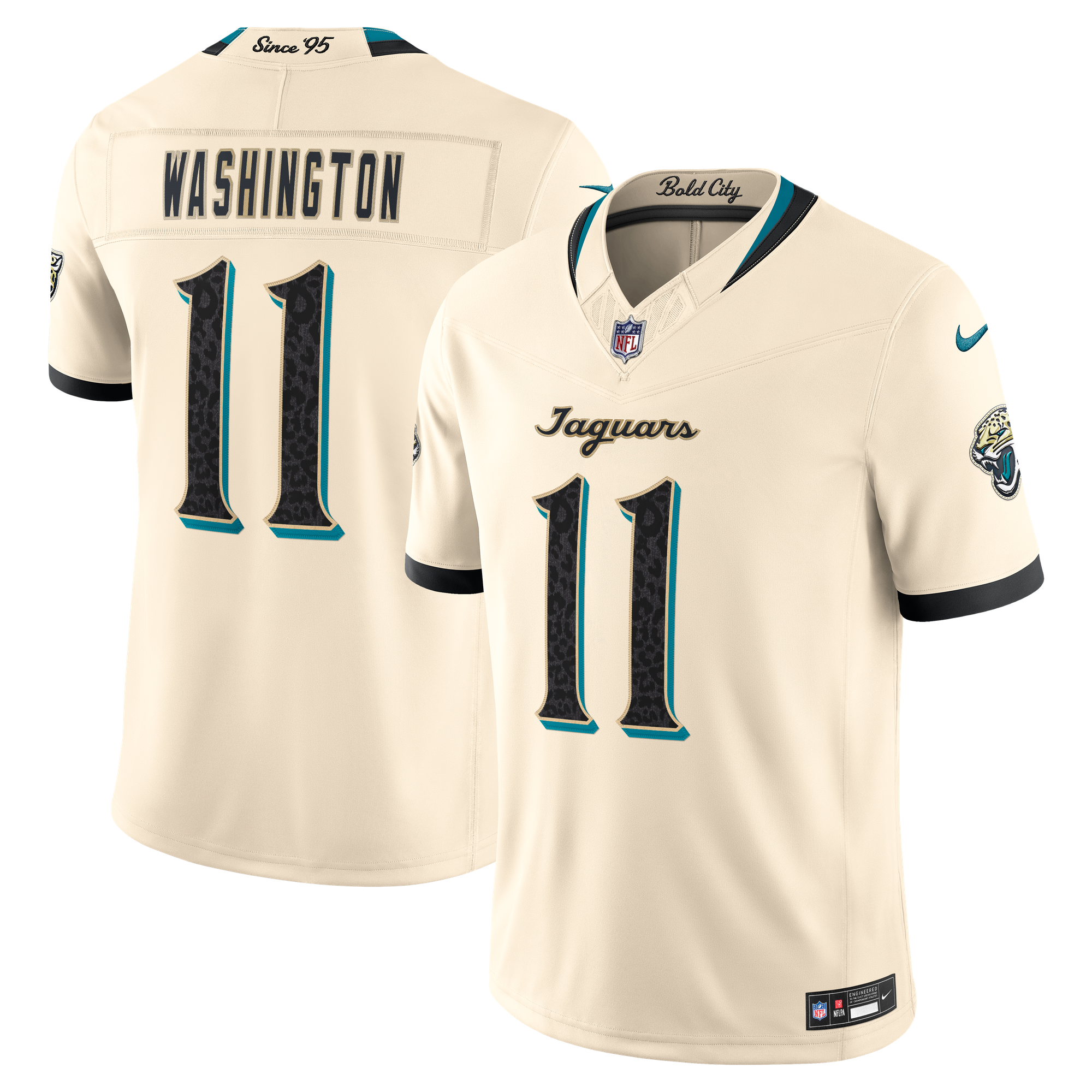 Parker Washington Jacksonville Jaguars Limited Jersey NFL Football Fan Wear Parker Washington