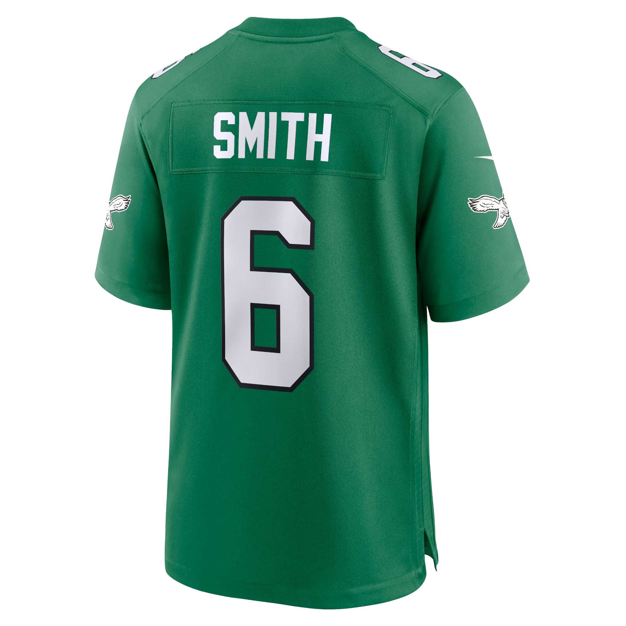 DeVonta Smith Philadelphia Eagles Player Jersey Kelly Green NFL Football Fan Wear