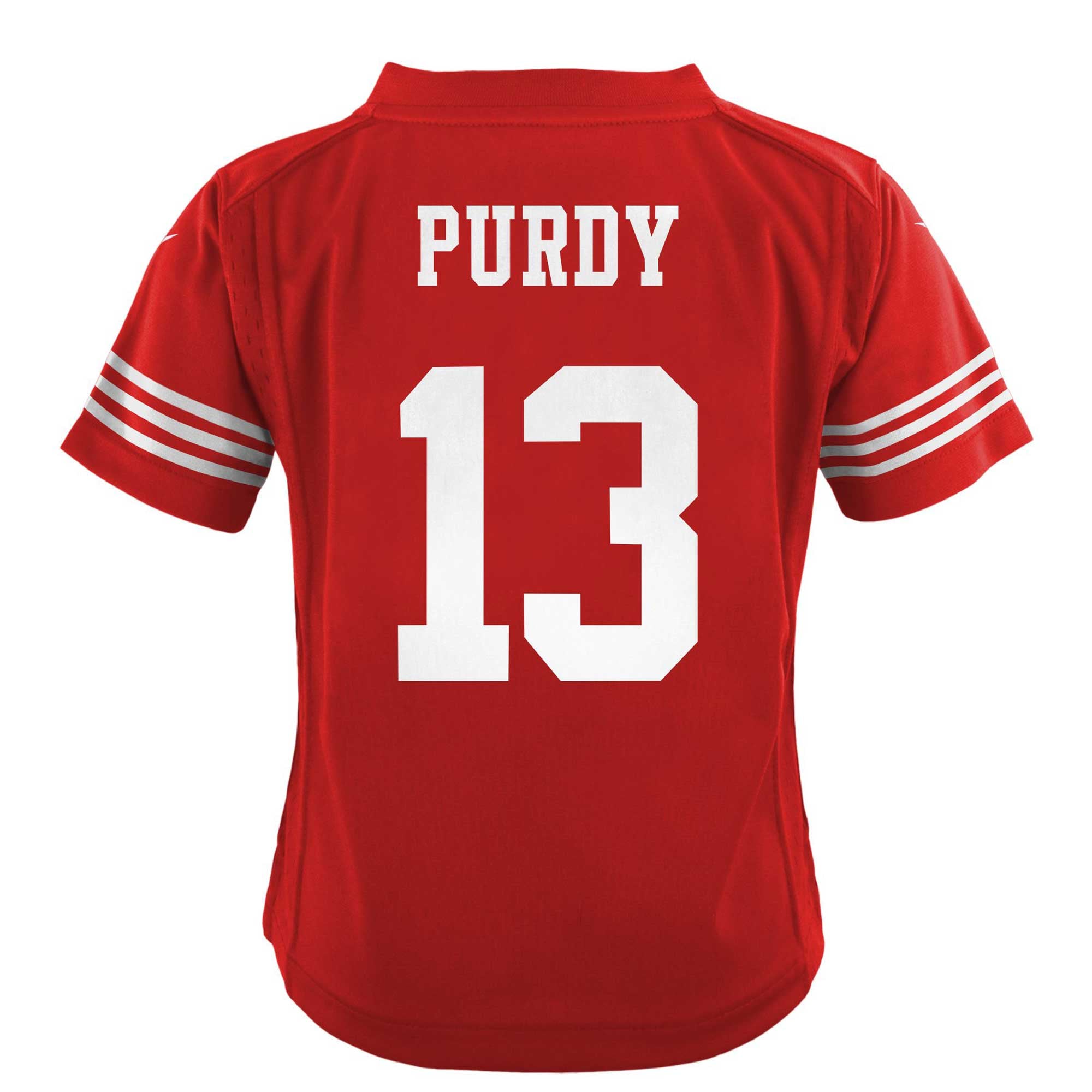 Brock Purdy San Francisco 49ers Game Jersey Scarlet NFL Football Fan Wear Brock Purdy