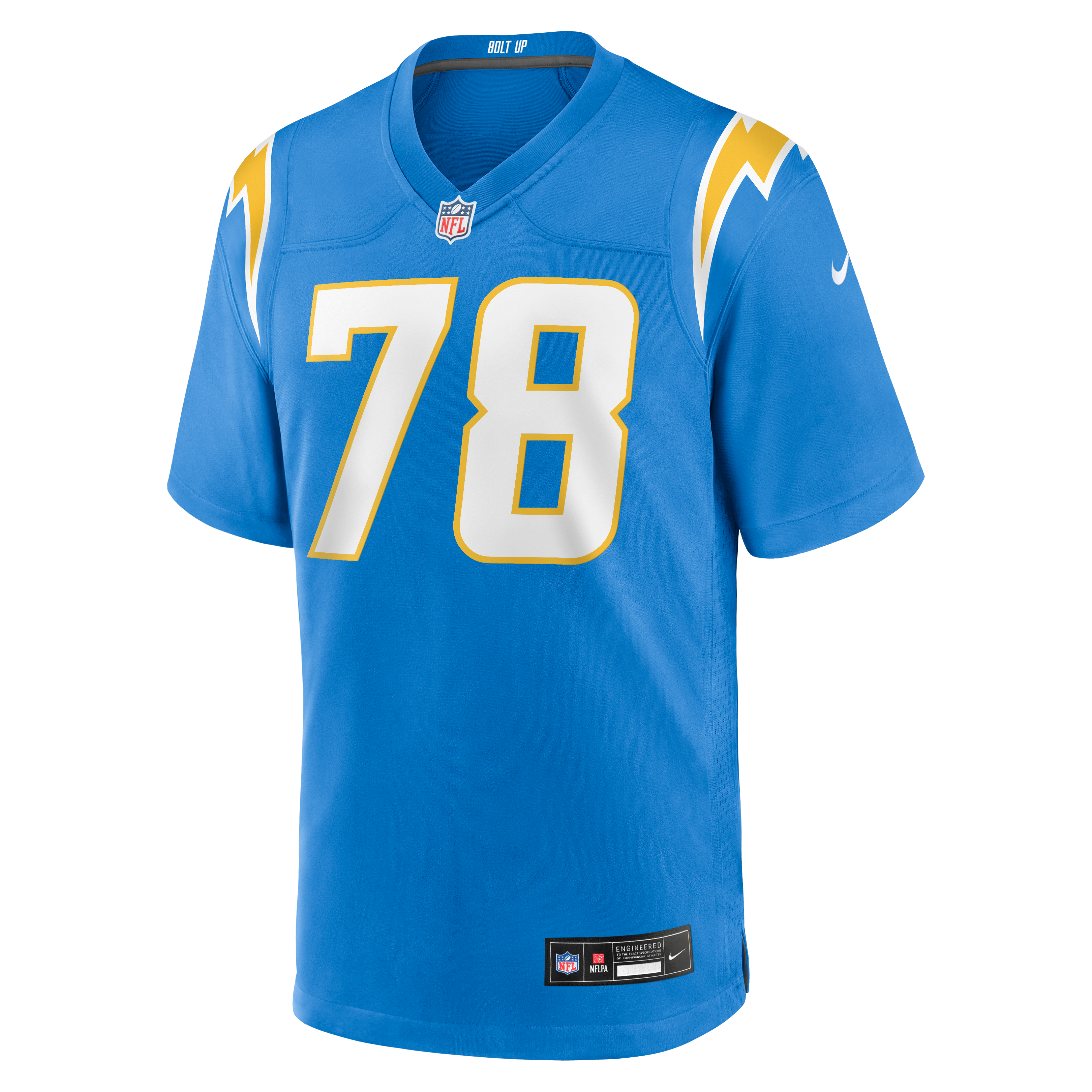 Andre James Los Angeles Chargers Game Jersey Powder Blue NFL Football Fan Wear Andre James