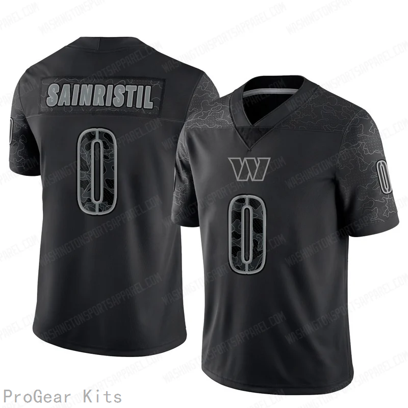 Mike Sainristil Washington Commanders Jersey Reflective NFL Football Fan Wear