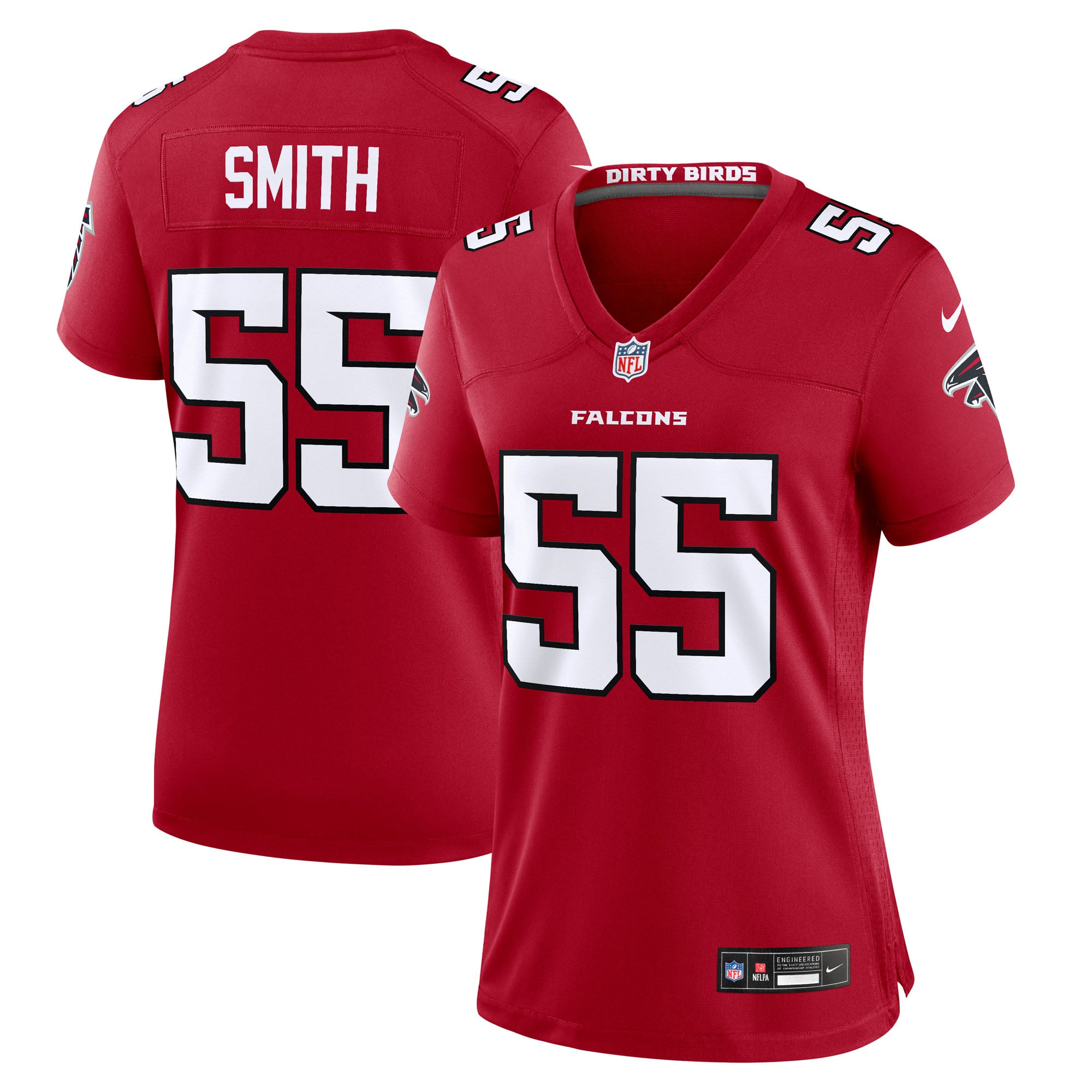 Za'Darius Smith Atlanta Falcons Game Jersey Red NFL Football Fan Wear Za'Darius Smith