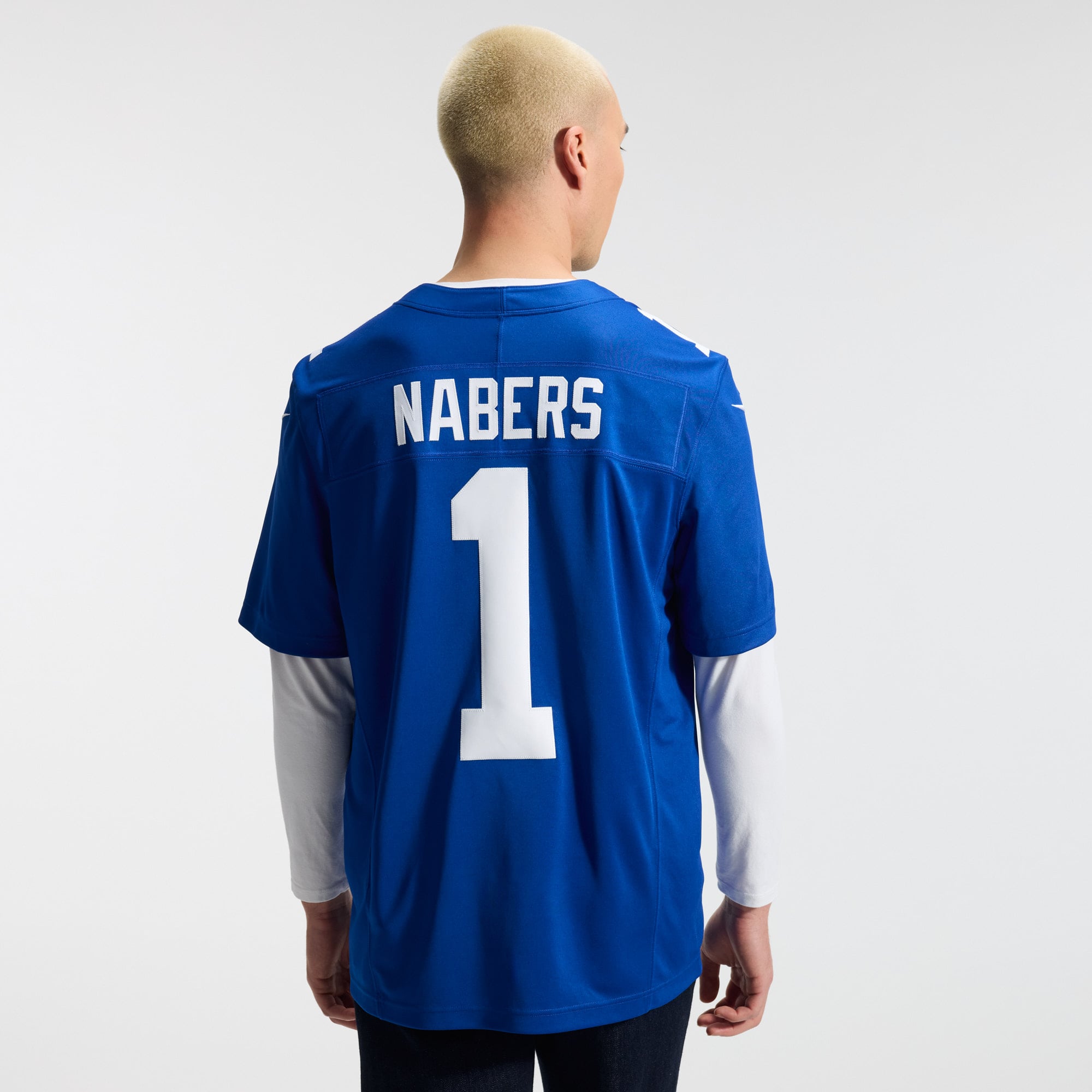 Malik Nabers New York Giants Game Jersey Red NFL Football Fan Wear