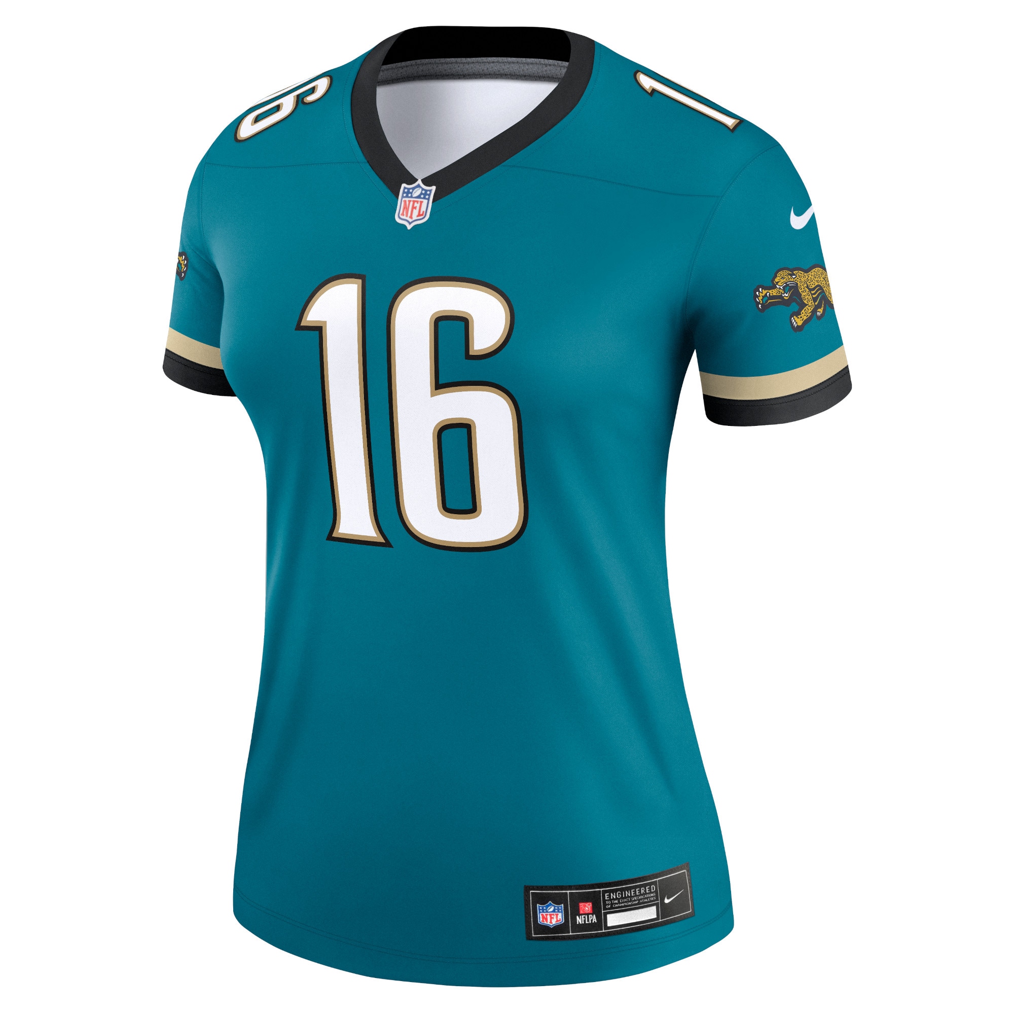 Trevor Lawrence Performance Jacksonville Jaguars Alternate Jersey No.16 Teal NFL Football Fan Wear