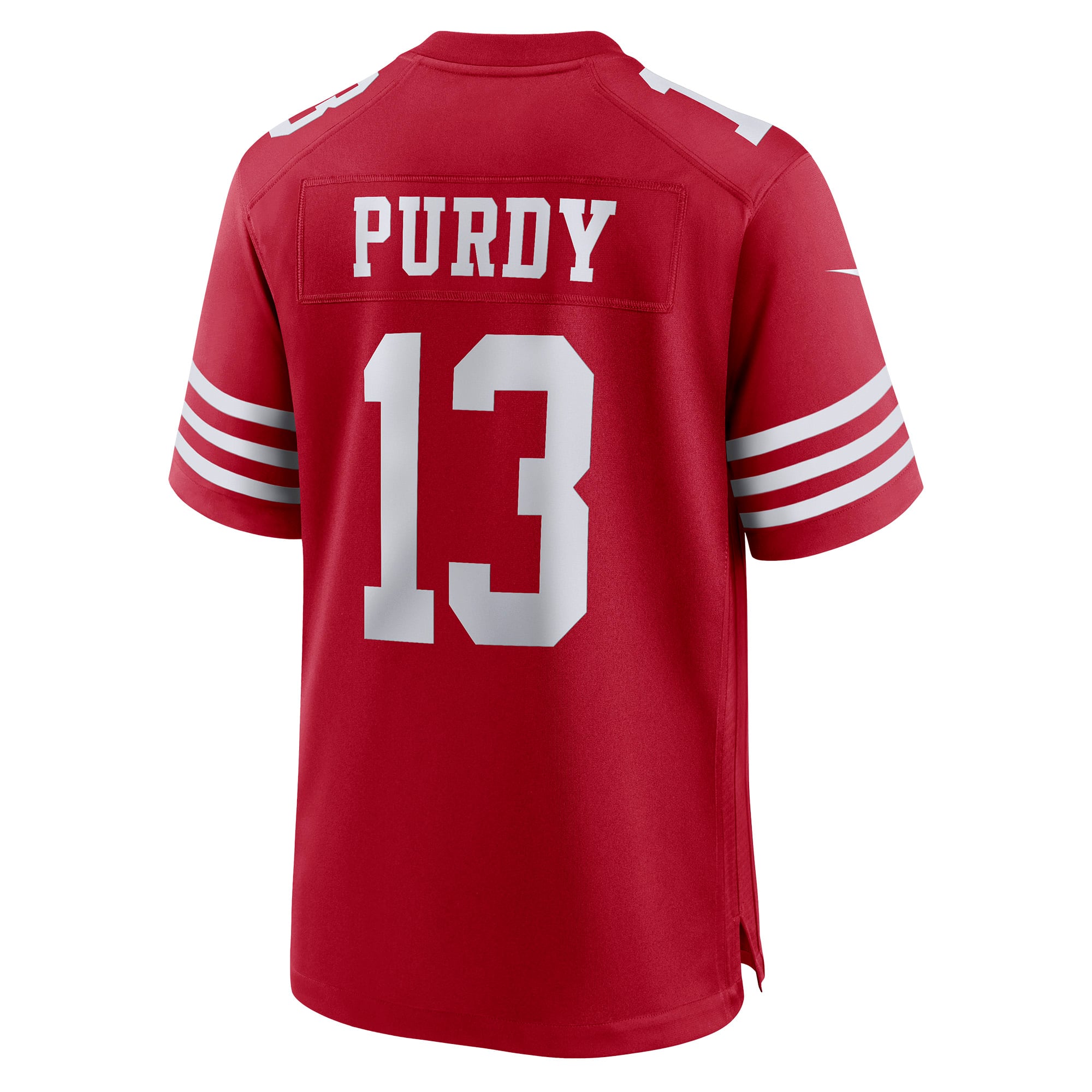 Brock Purdy San Francisco 49ers Player Jersey Scarlet NFL Football Fan Wear Brock Purdy
