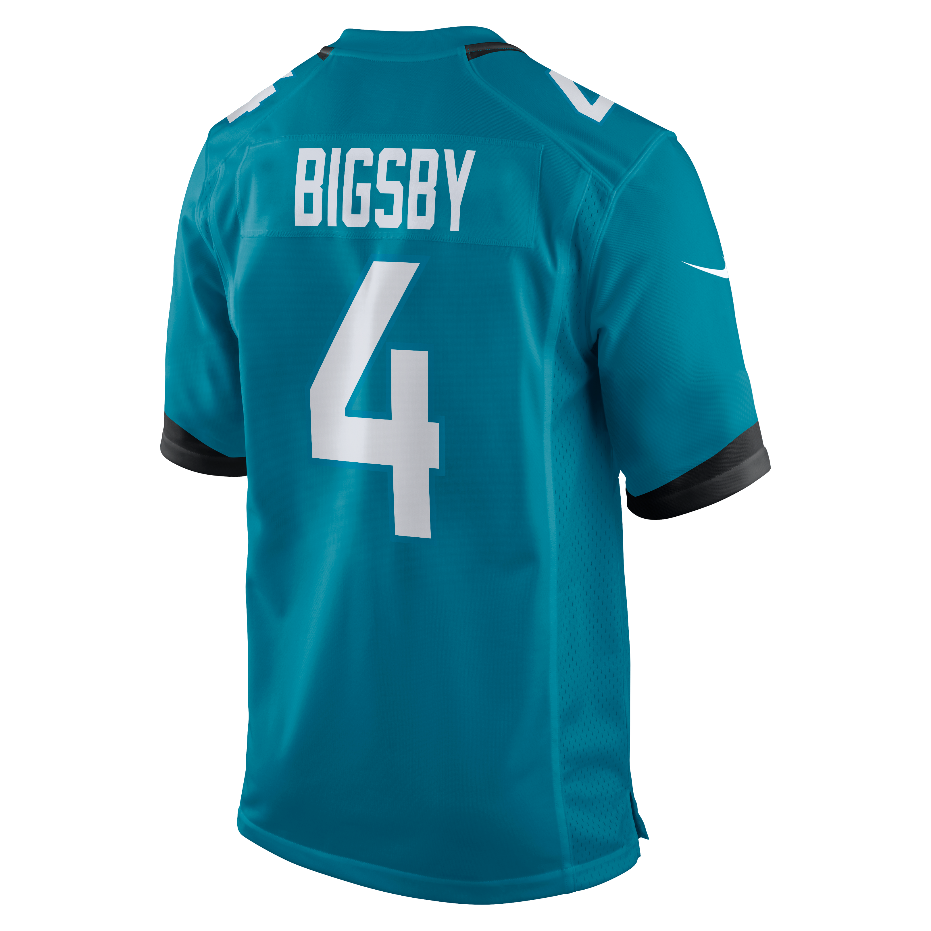 Bigsby Jacksonville Jaguars Game Jersey Teal NFL Football Fan Wear Bigsby