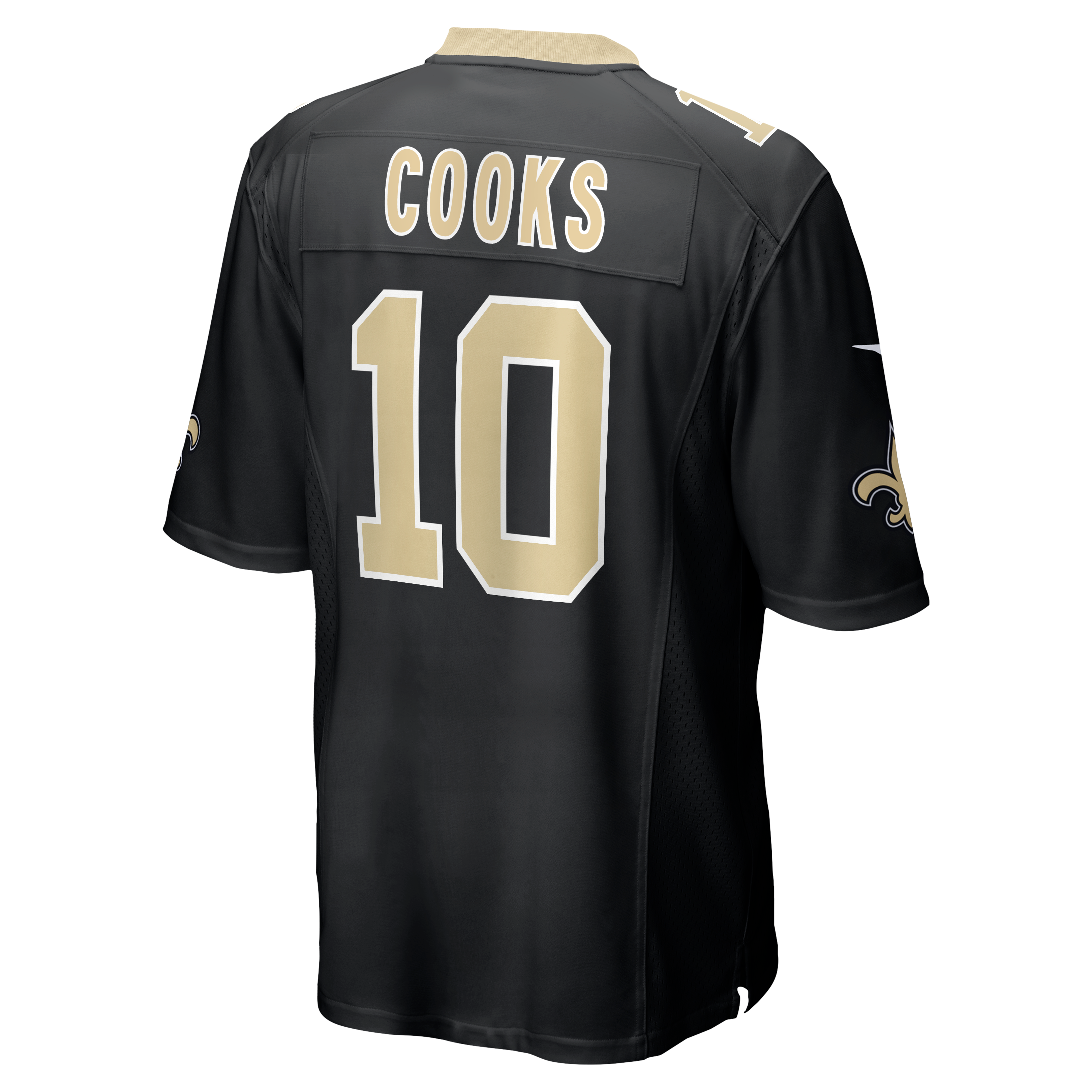 Brandin Cooks New Orleans Saints Game Jersey Black NFL Football Fan Wear Brandin Cooks