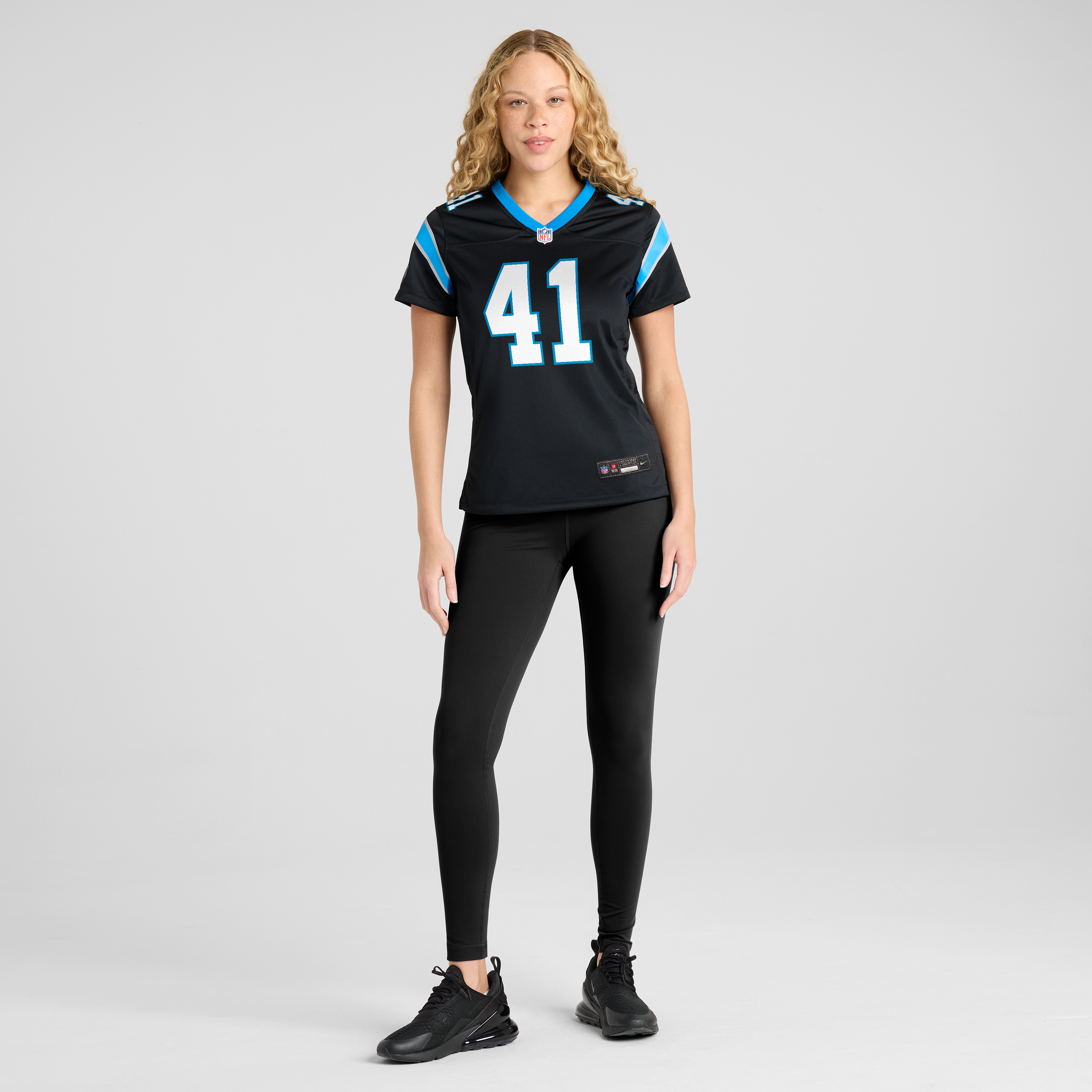 Jacoby Windmon Carolina Panthers Game Jersey Black NFL Football Fan Wear Jacoby Windmon