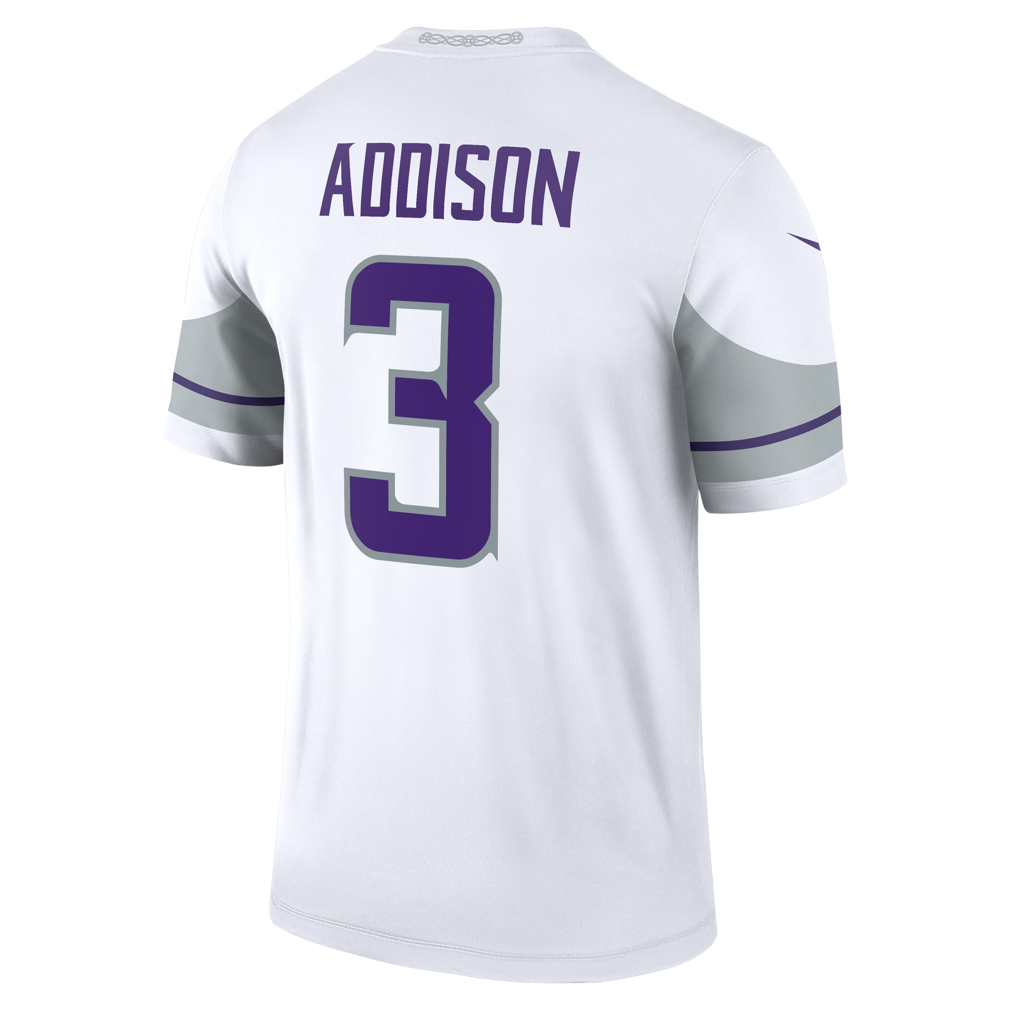 Jordan Addison Performance Minnesota Vikings Player Jersey White NFL Football Fan Wear