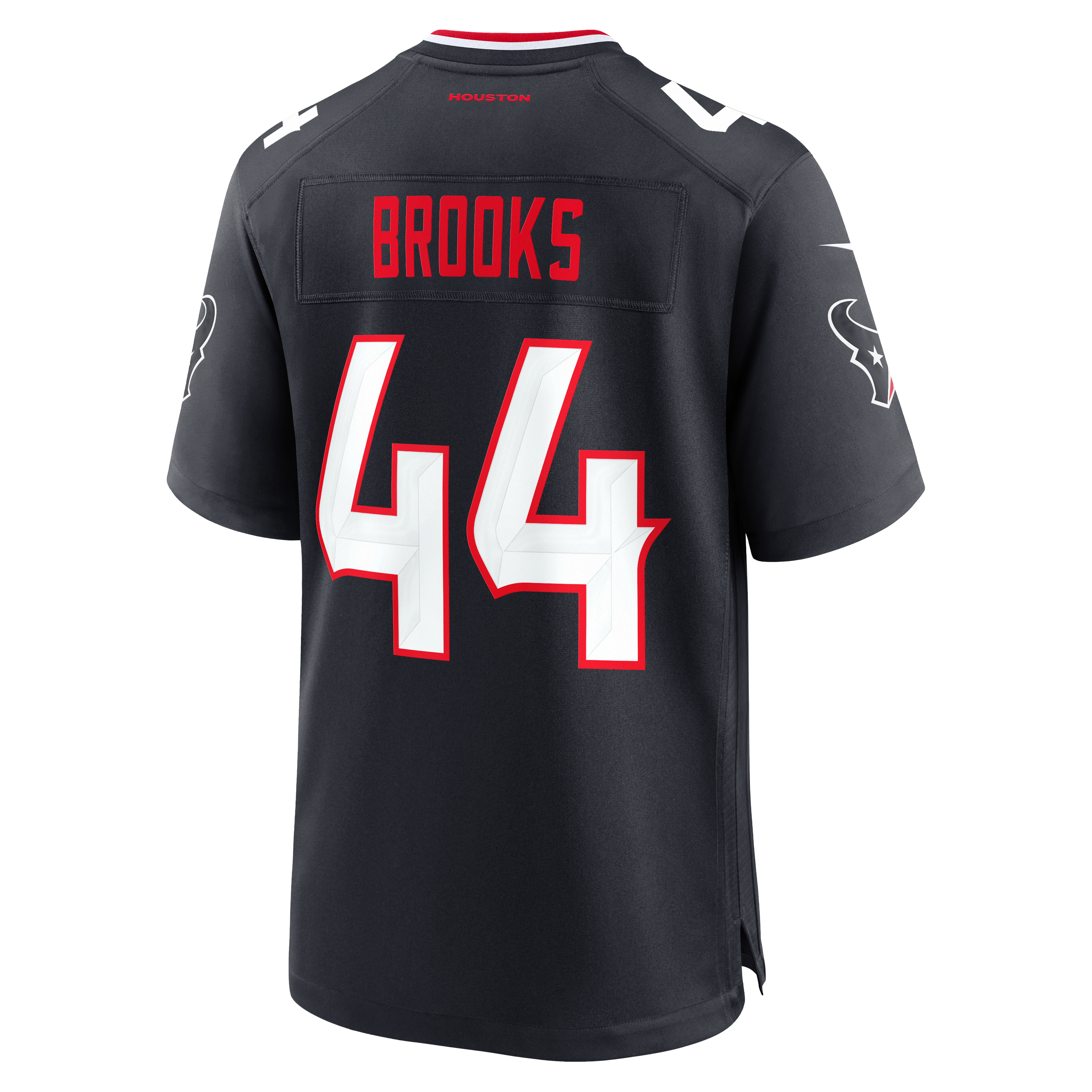 British Brooks Houston Texans Game Jersey Navy NFL Football Fan Wear