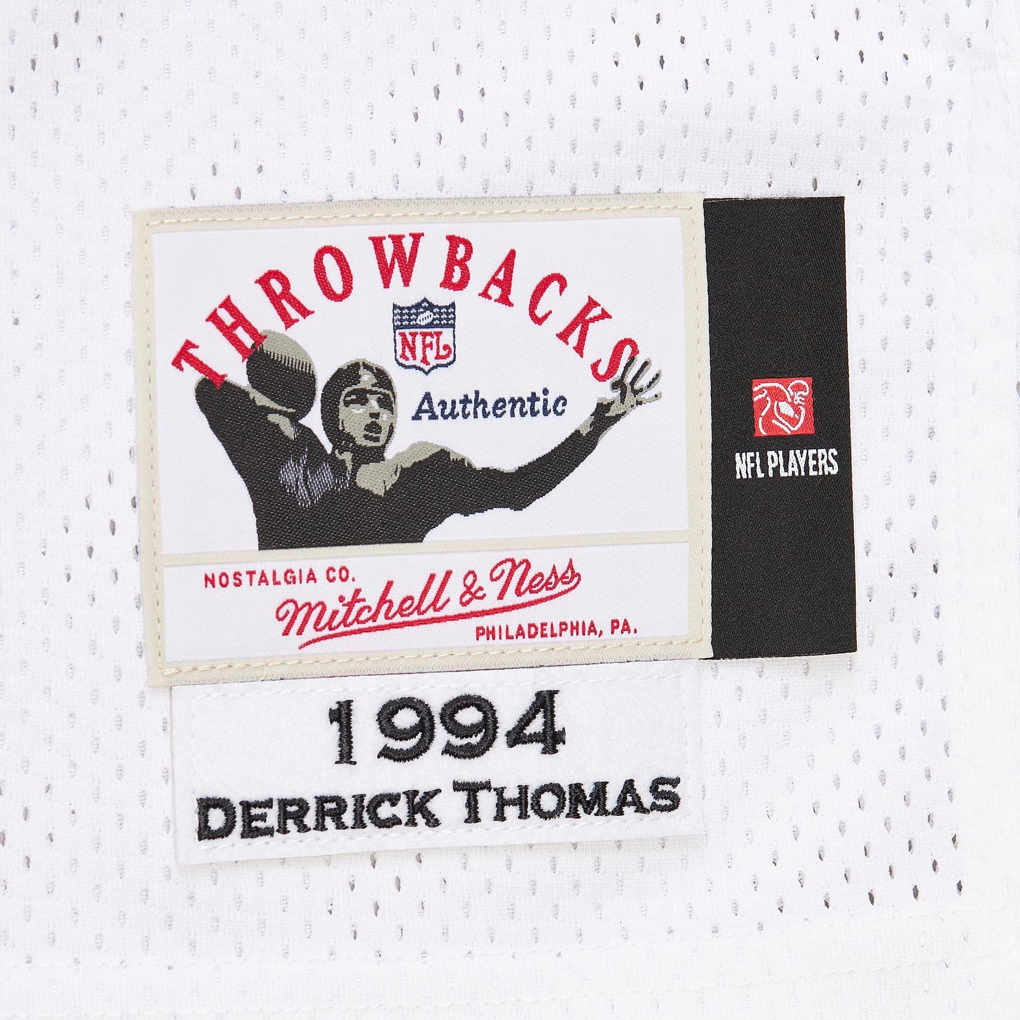 AFC Derrick Thomas Kansas City Chiefs Jersey White NFL Football Fan Wear