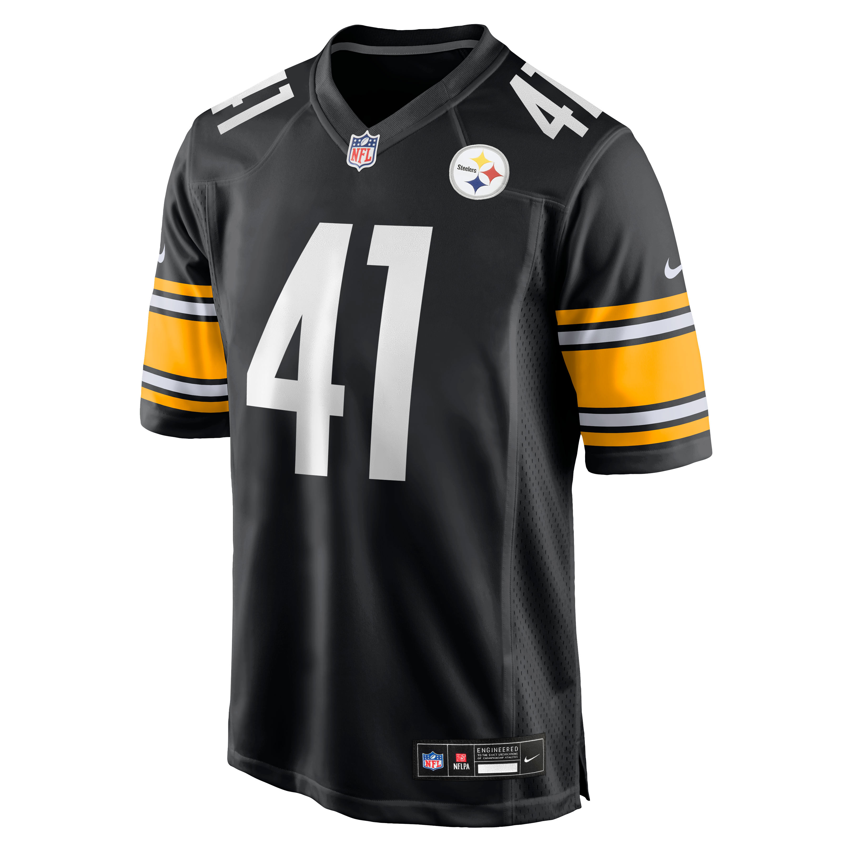 Payton Wilson Pittsburgh Steelers Game Jersey Black NFL Football Fan Wear