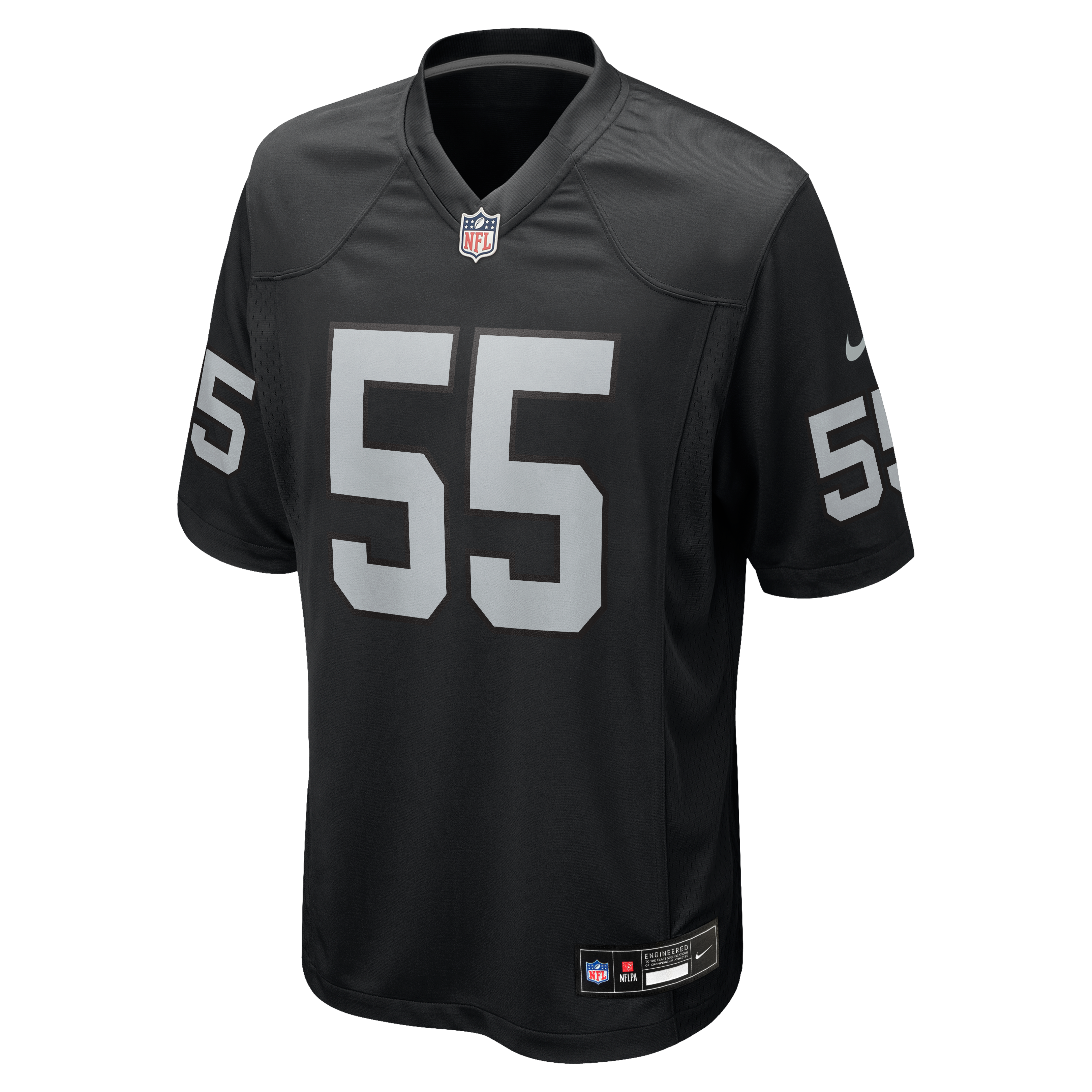 Cody Lindenberg Las Vegas Raiders Game Jersey Black NFL Football Fan Wear Cody Lindenberg
