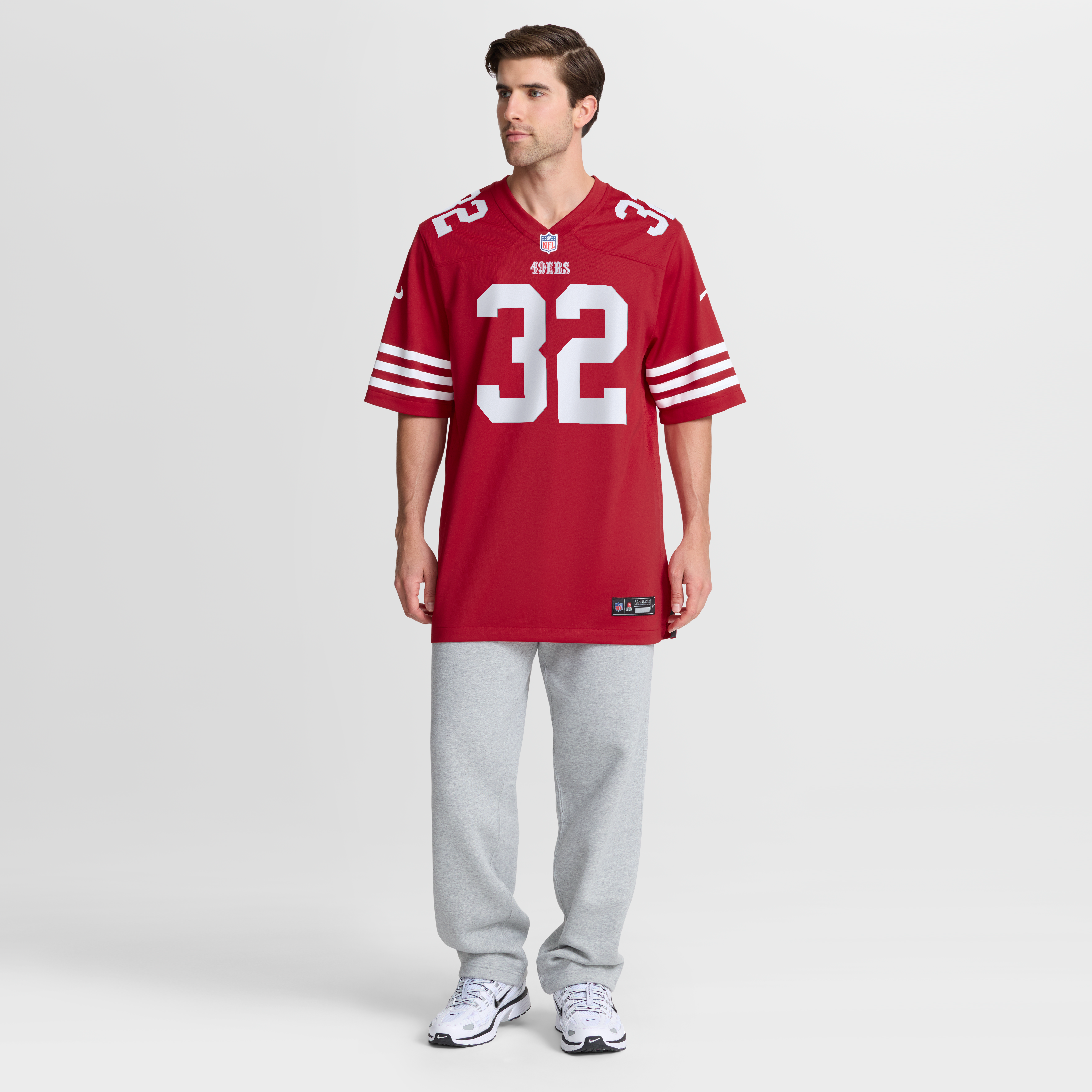 Ricky Watters Retired San Francisco 49ers Game Jersey Scarlet NFL Football Fan Wear Ricky Watters Retired