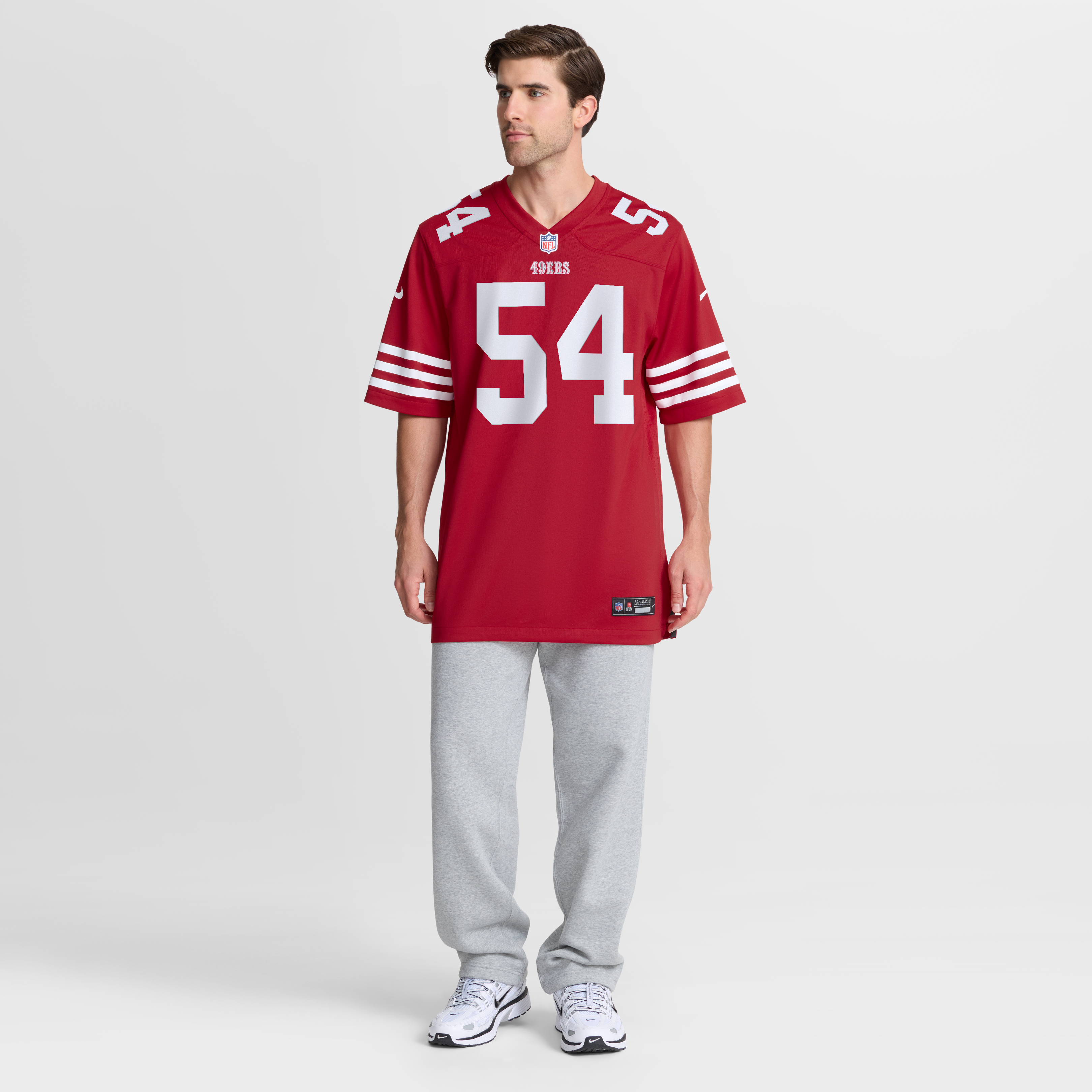 Fred Warner San Francisco 49ers Alternate Jersey Scarlet NFL Football Fan Wear Fred Warner