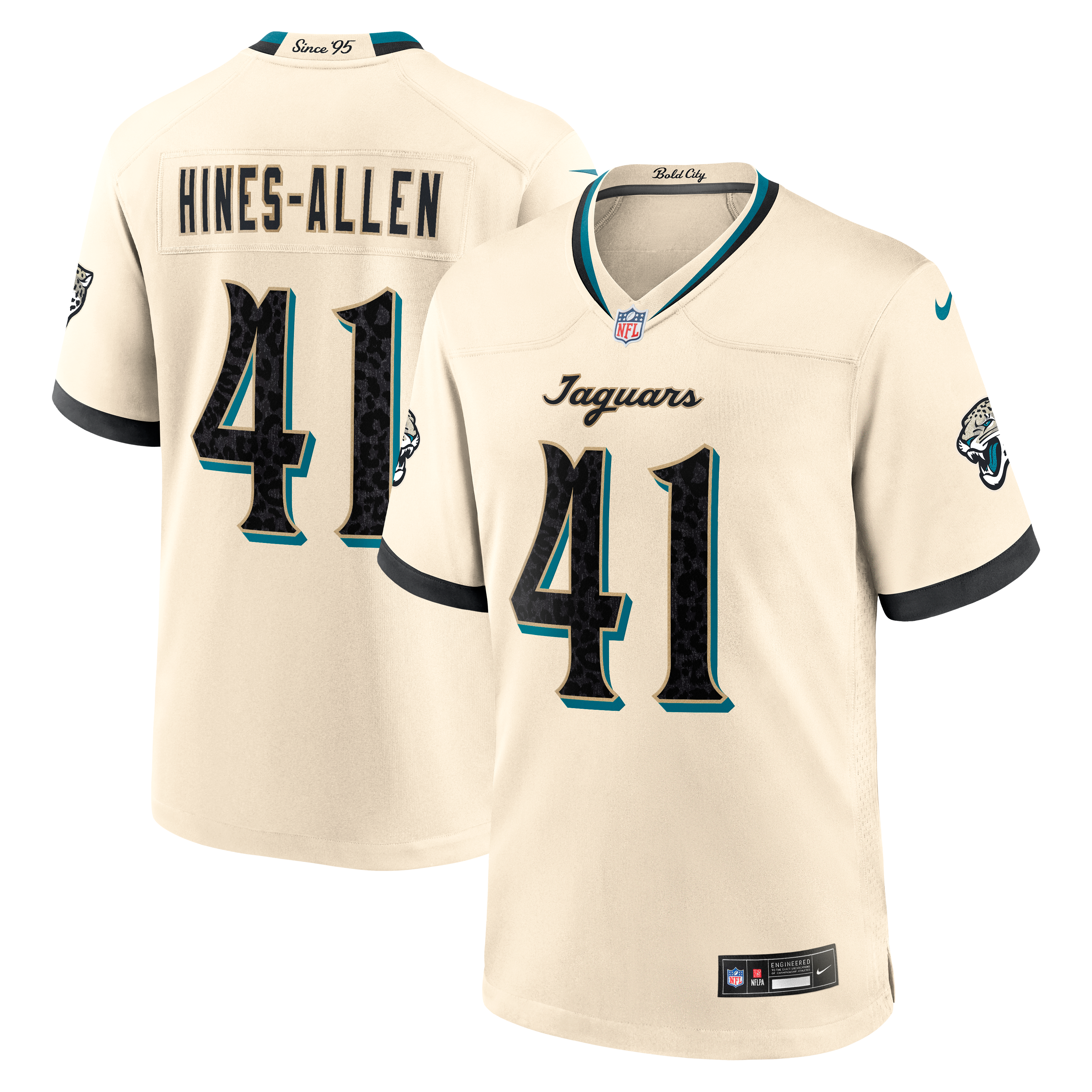 Josh Hines-Allen Jacksonville Jaguars Game Jersey NFL Football Fan Wear