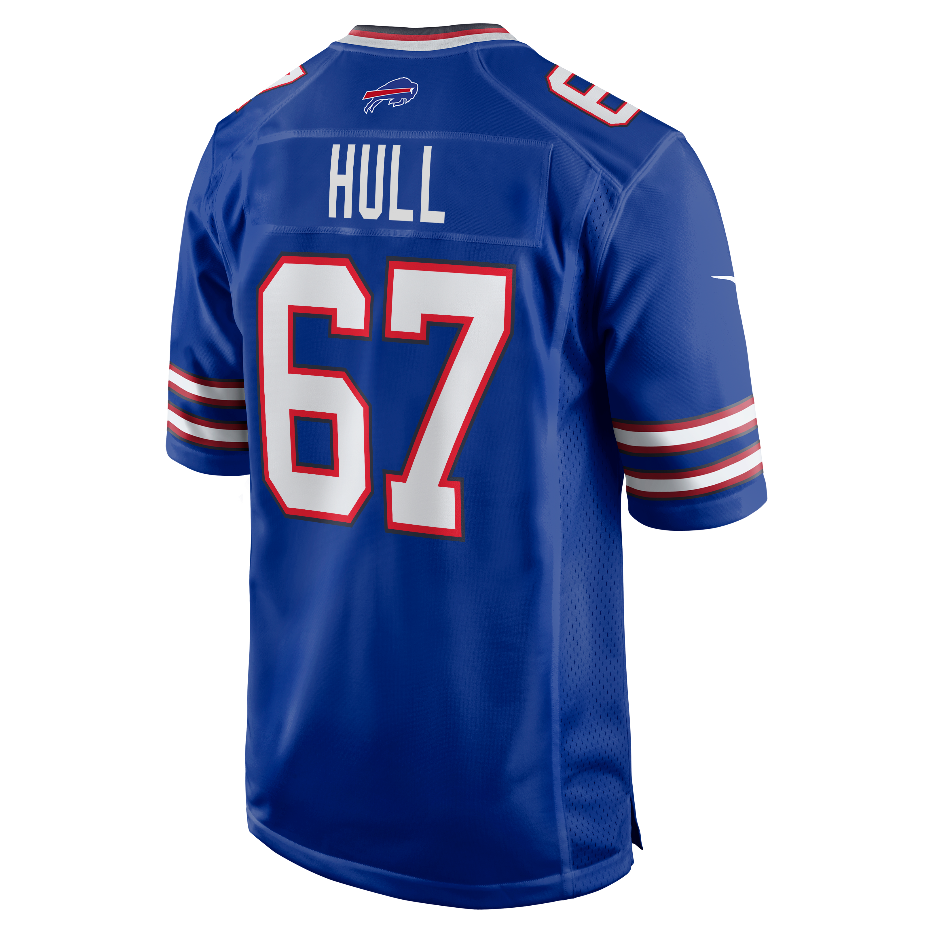 Kent Hull Retired Buffalo Bills Player Jersey Royal NFL Football Fan Wear
