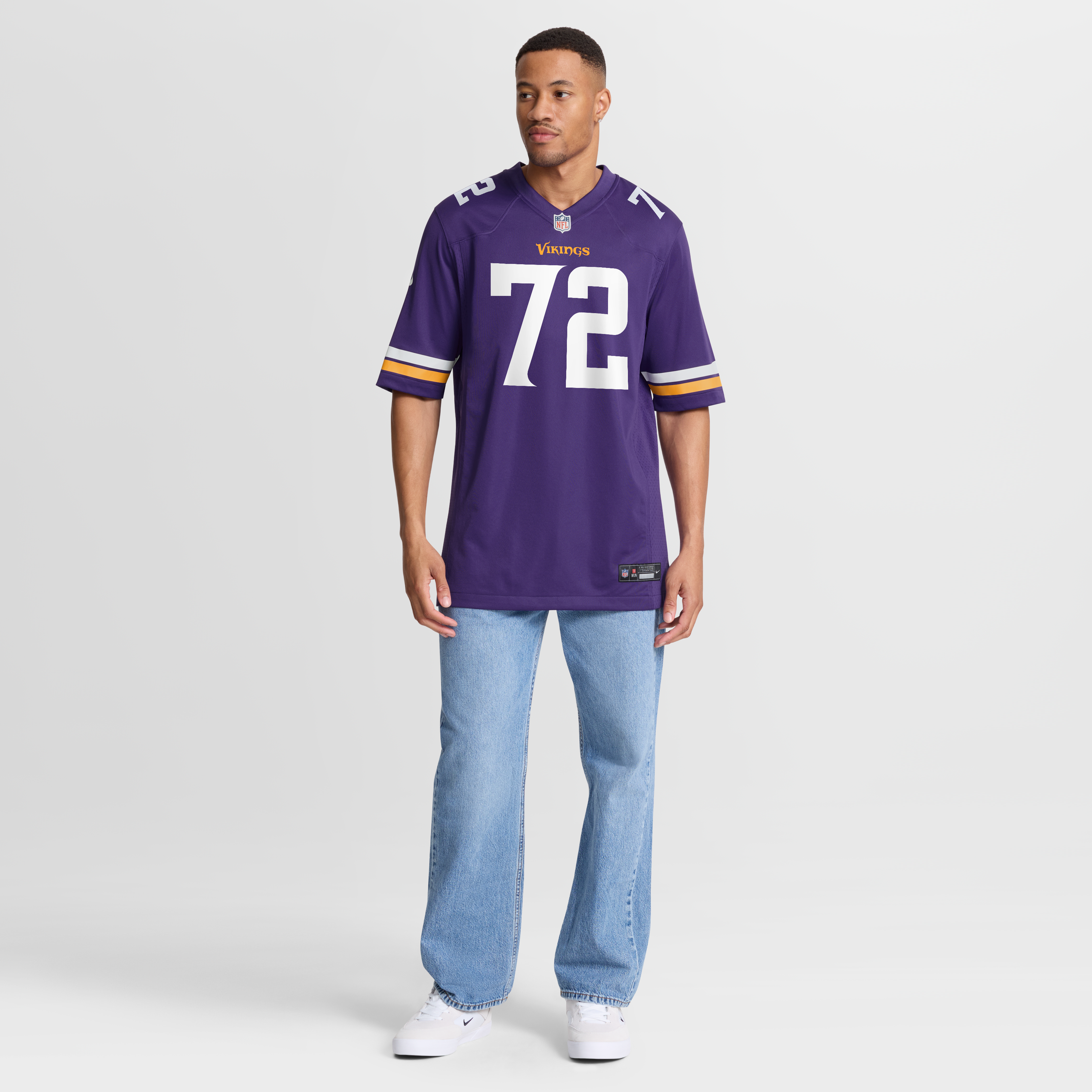 Ryan Van Demark Minnesota Vikings Game Jersey Purple NFL Football Fan Wear