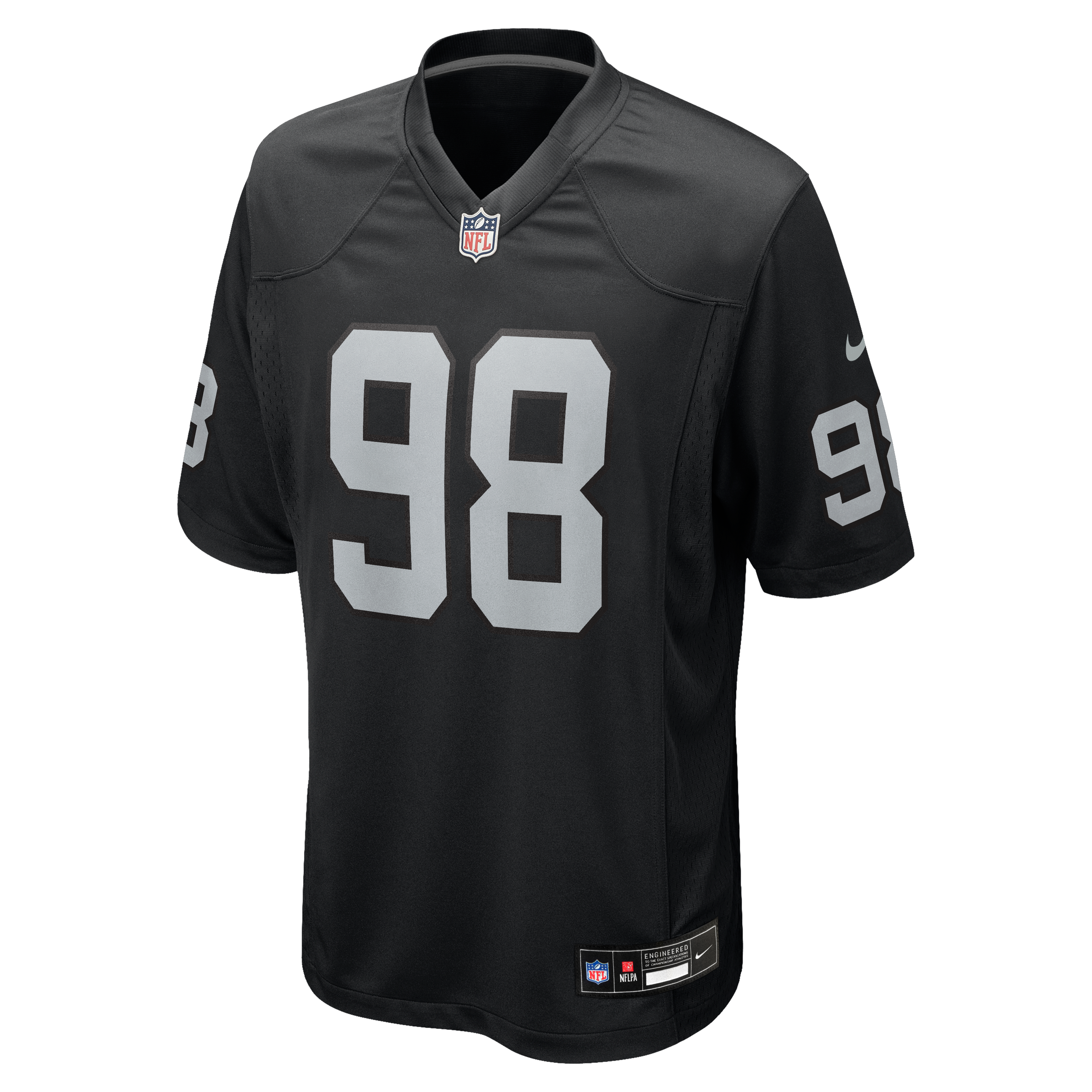 Maxx Crosby Las Vegas Raiders Game Jersey Black NFL Football Fan Wear Maxx Crosby