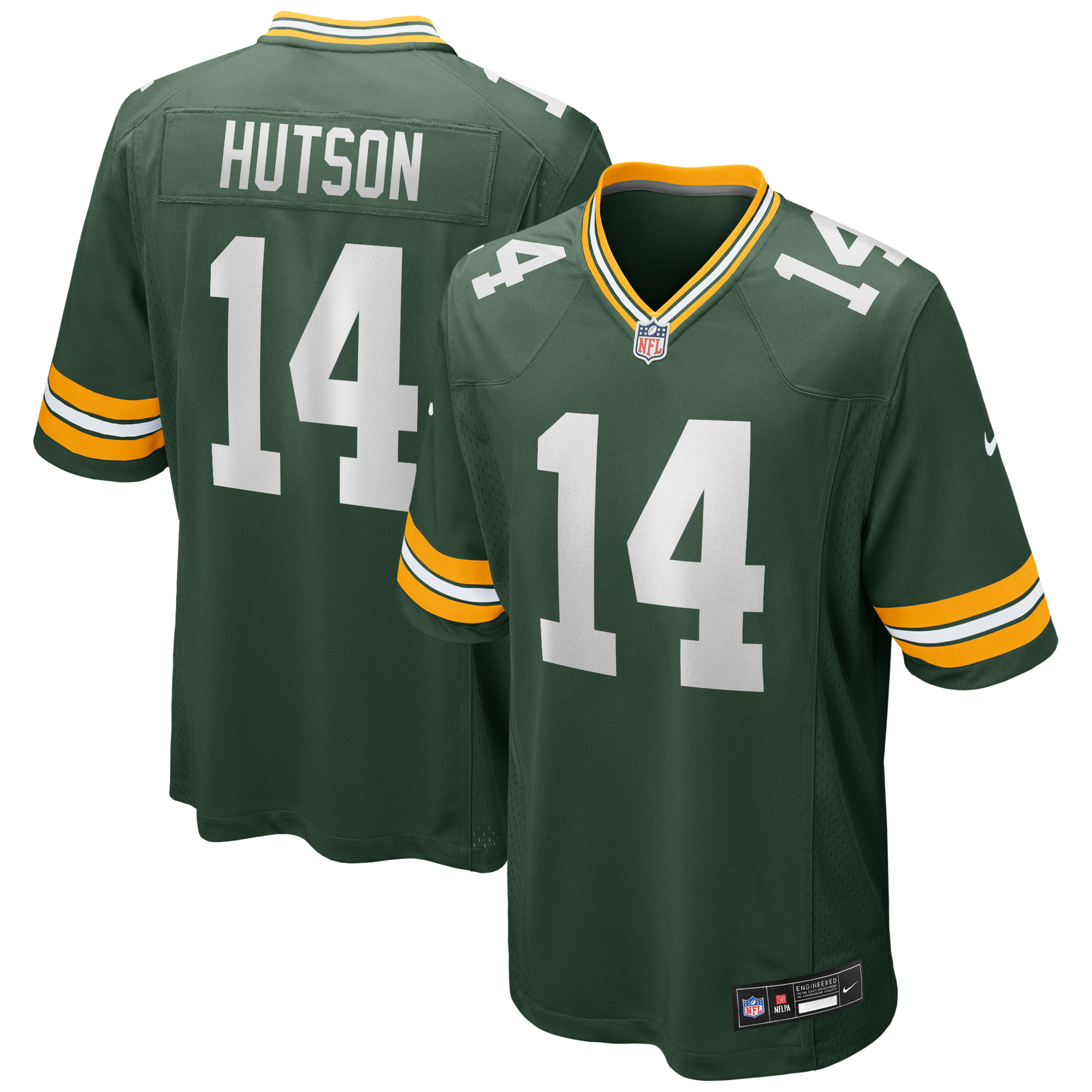 Don Hutson Green Bay Packers Player Jersey Green NFL Football Fan Wear
