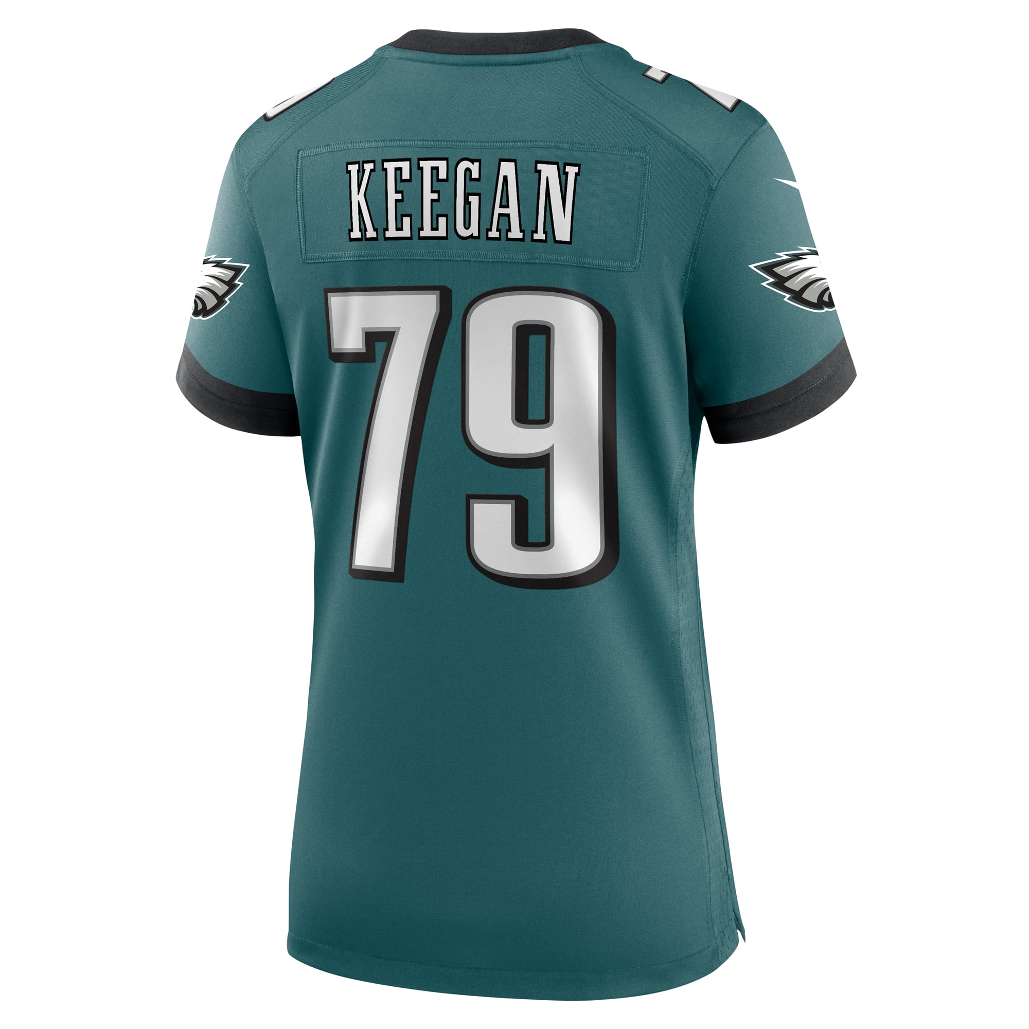 Trevor Keegan Philadelphia Eagles Game Jersey Midnight NFL Football Fan Wear