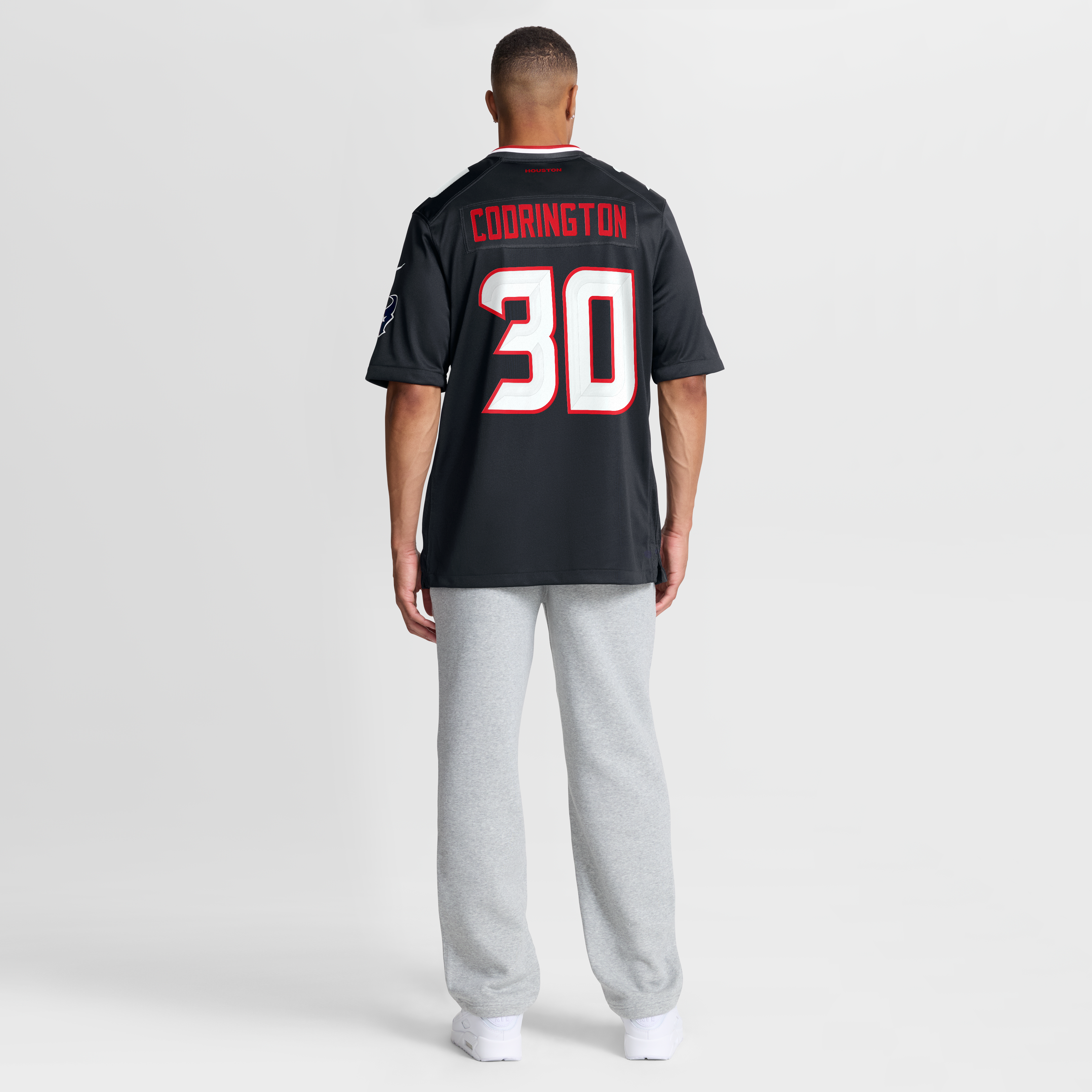 Brandon Codrington Houston Texans Game Jersey Navy NFL Football Fan Wear Brandon Codrington