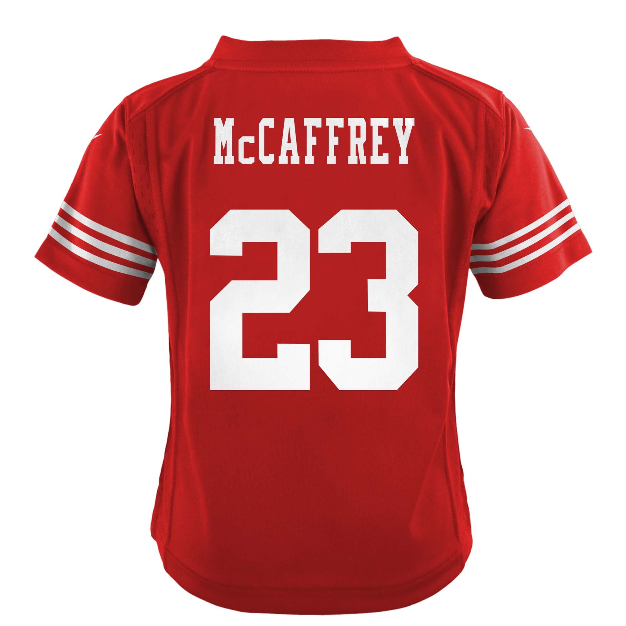 Christian McCaffrey San Francisco 49ers Game Jersey Scarlet NFL Football Fan Wear Christian McCaffrey