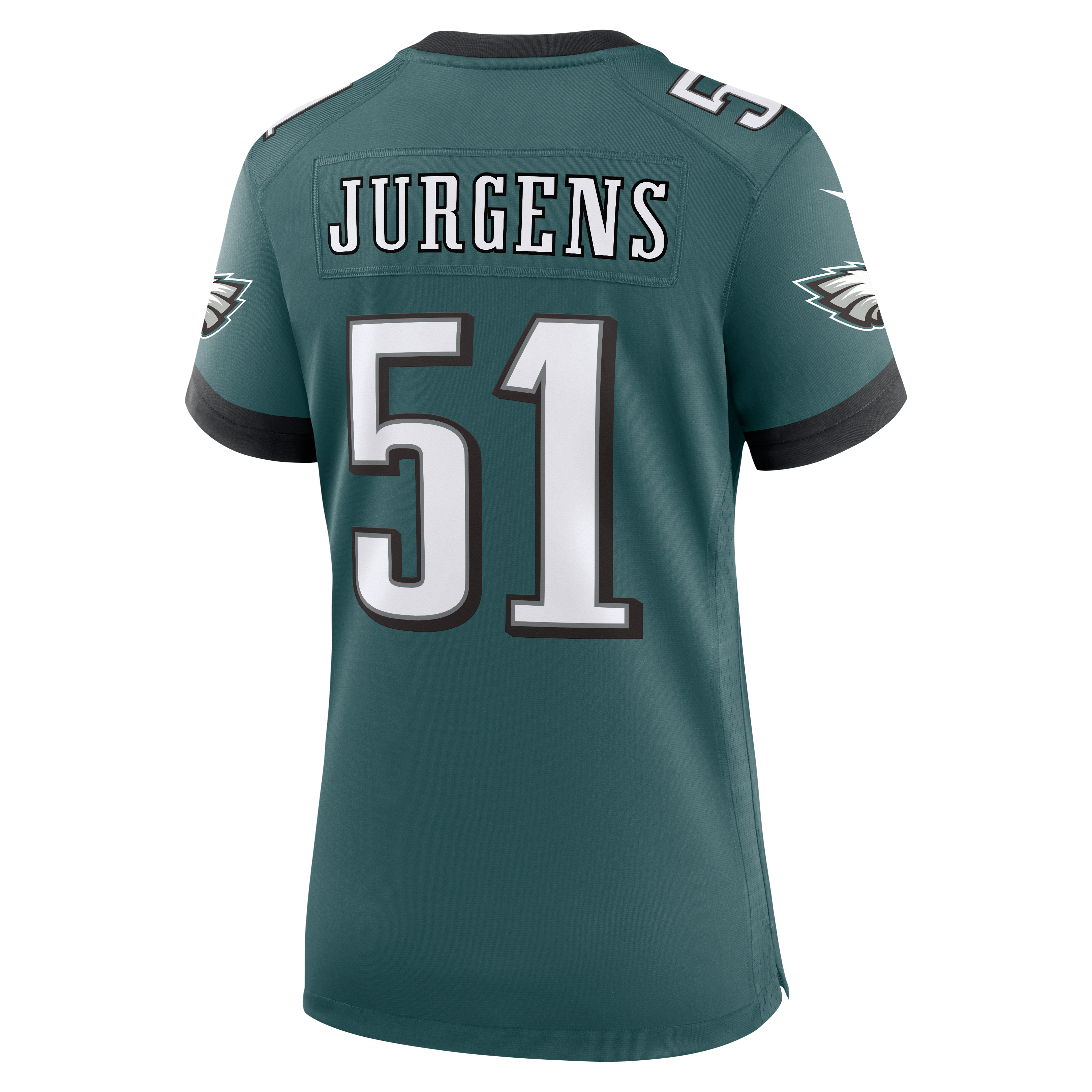 Cam Jurgens Philadelphia Eagles Game Jersey Midnight NFL Football Fan Wear