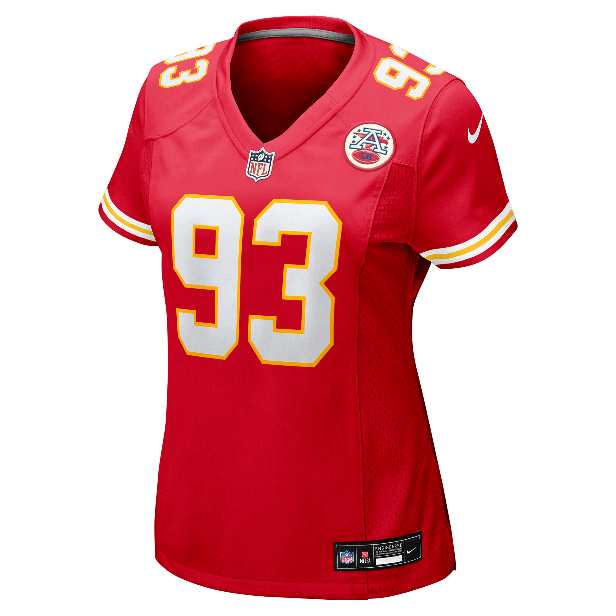 Zacch Pickens Kansas City Chiefs Game Jersey Red NFL Football Fan Wear Zacch Pickens