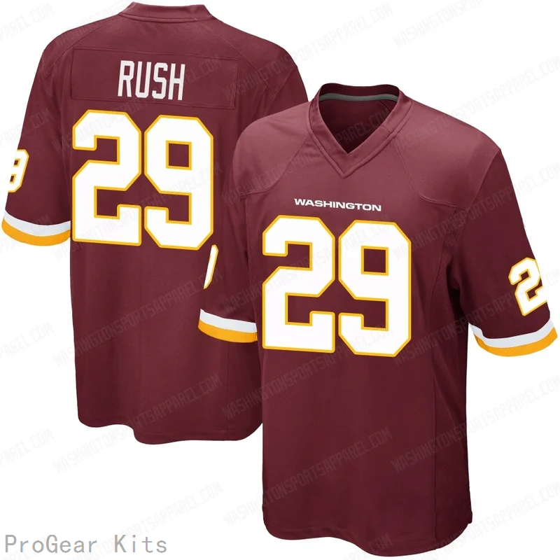 Darius Rush Washington Commanders Legend Jersey No.29 Burgundy NFL Football Fan Wear Darius Rush