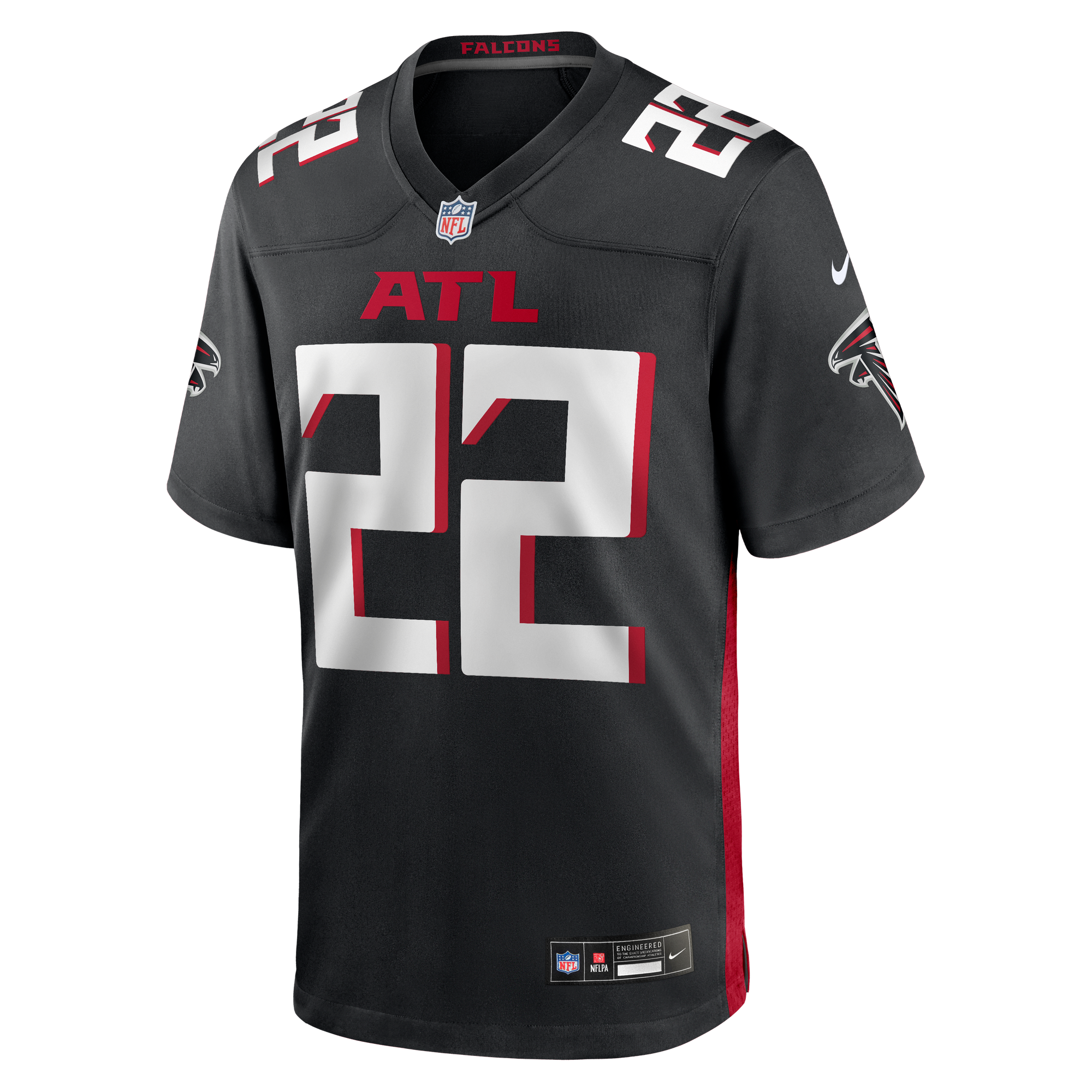 Clark Phillips Atlanta Falcons Game Jersey Black NFL Football Fan Wear