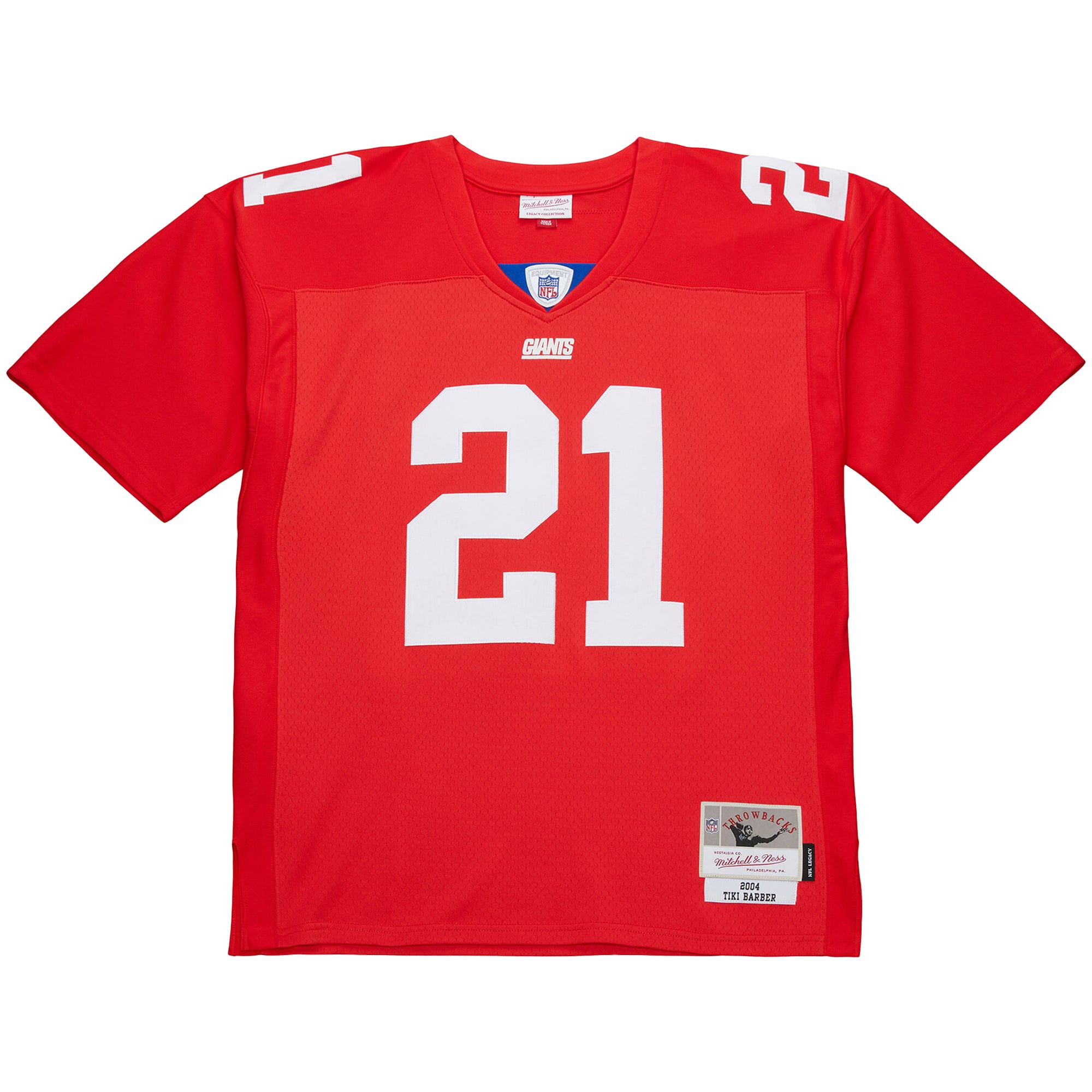 Tiki Barber Mitchell New York Giants Replica Jersey Red NFL Football Fan Wear Tiki Barber Mitchell