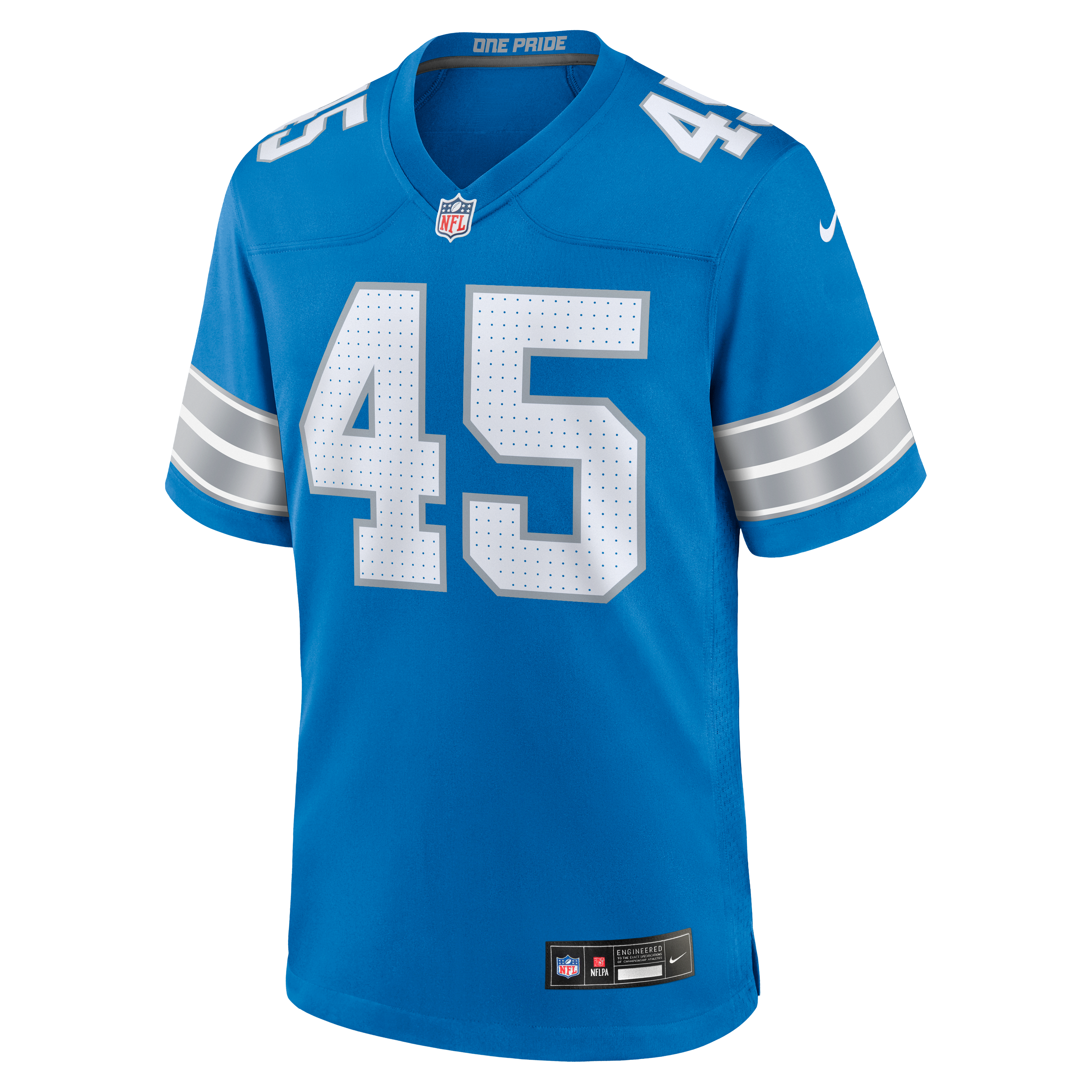 Devin White Detroit Lions Game Jersey White NFL Football Fan Wear