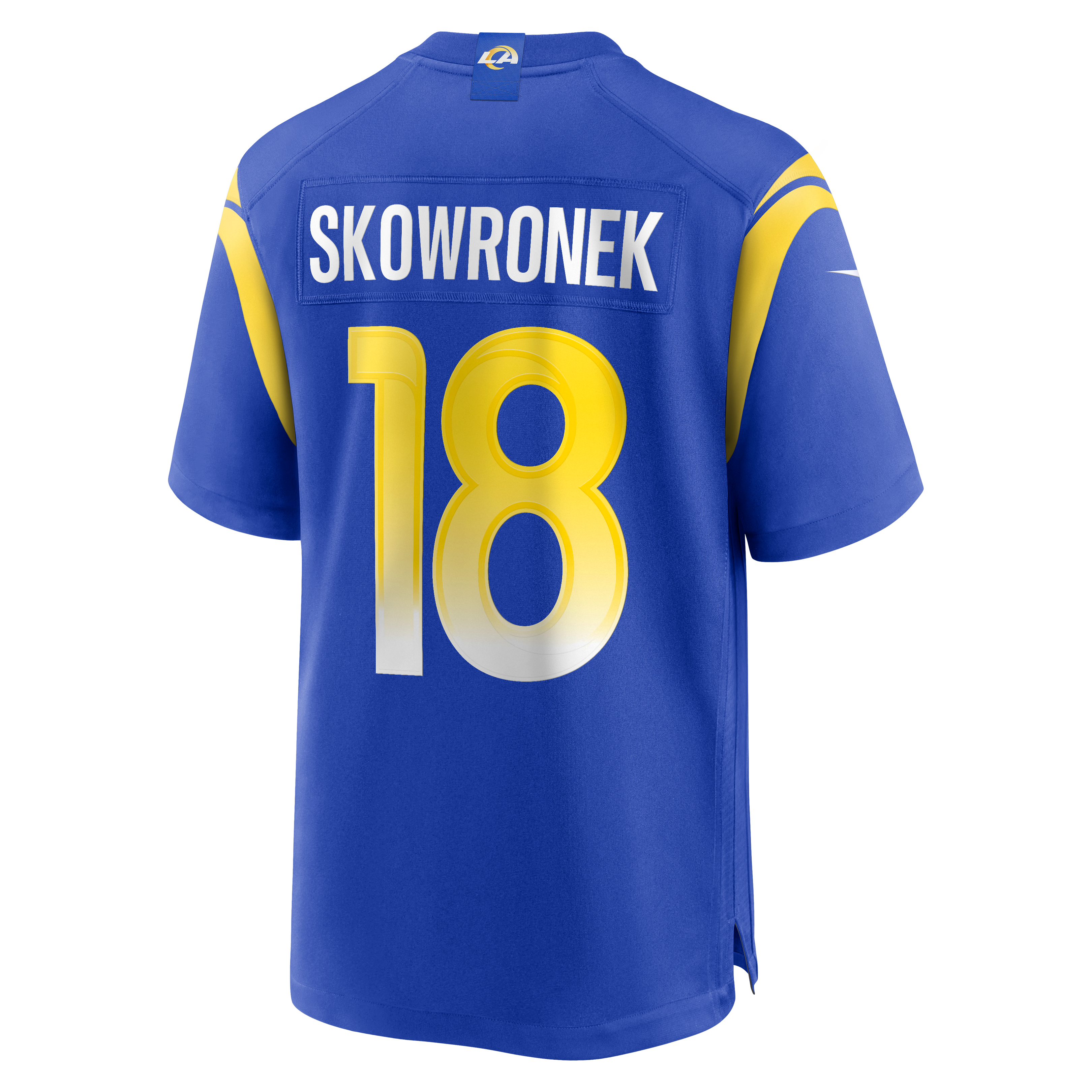Ben Skowronek Los Angeles Rams Game Jersey Royal NFL Football Fan Wear Ben Skowronek