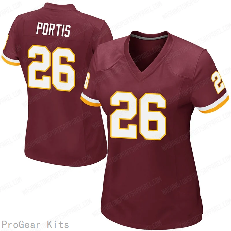 Clinton Portis Washington Commanders Legend Jersey No.26 Burgundy NFL Football Fan Wear Clinton Portis