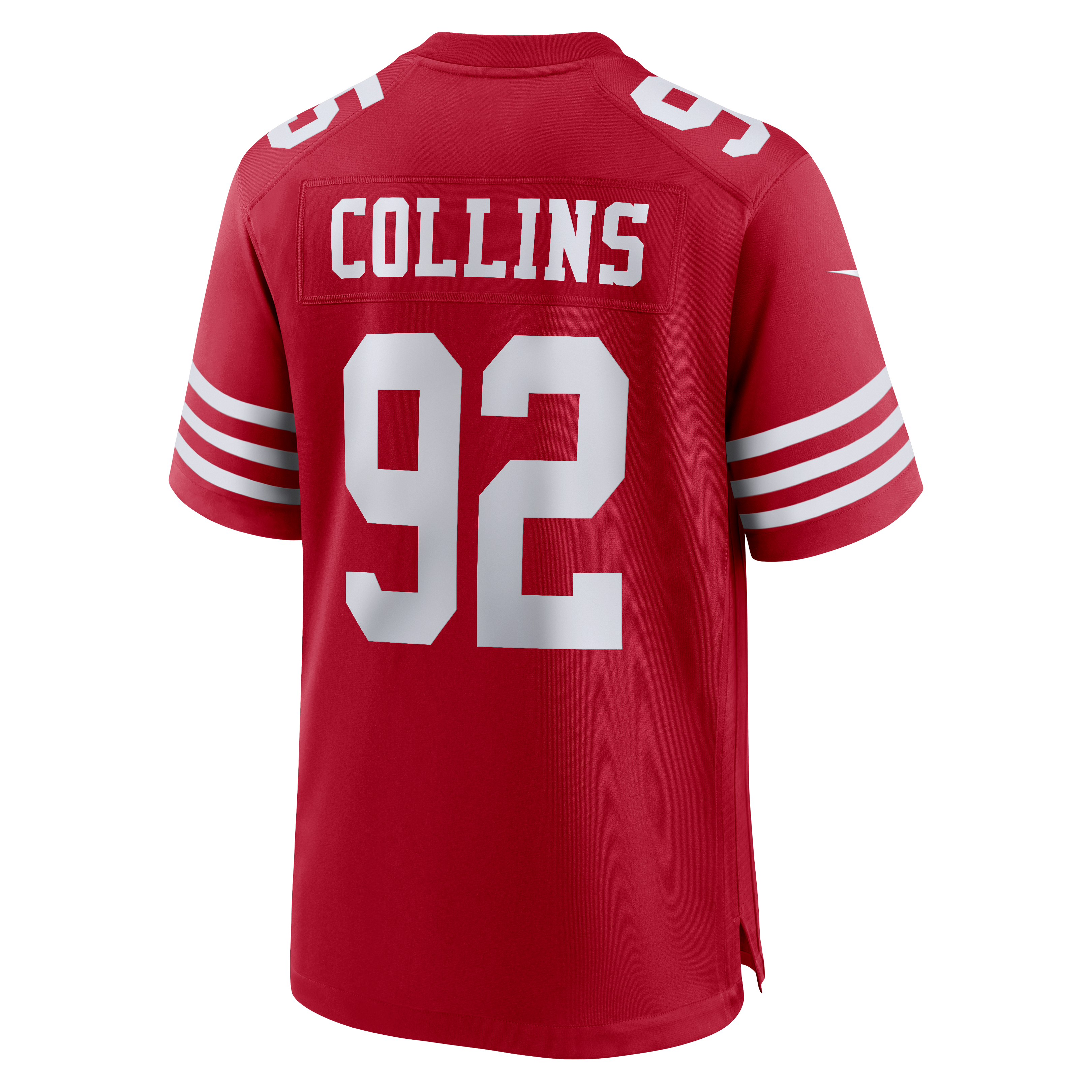 Alfred Collins San Francisco 49ers Game Jersey Scarlet NFL Football Fan Wear Alfred Collins