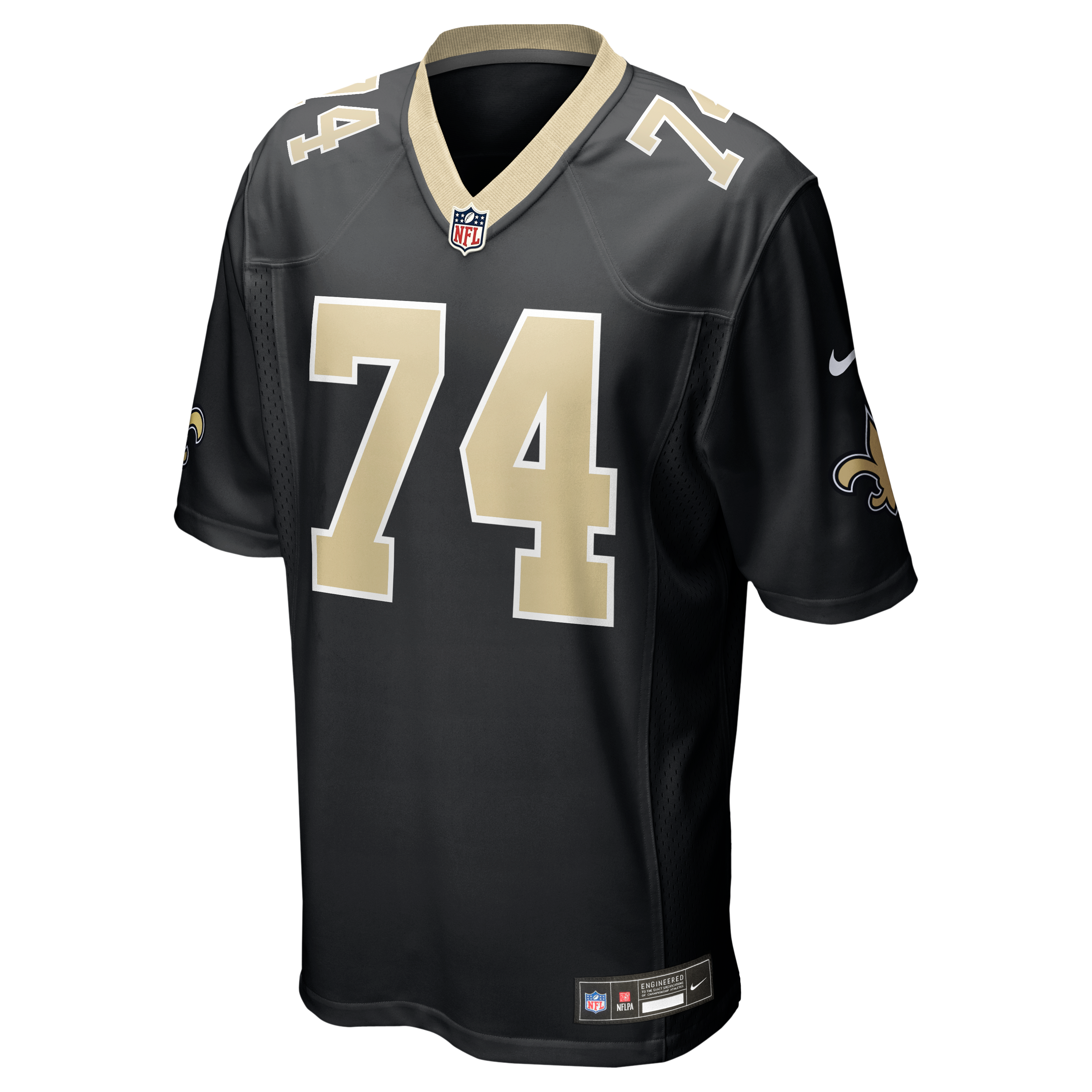 Xavier Truss New Orleans Saints Game Jersey Black NFL Football Fan Wear